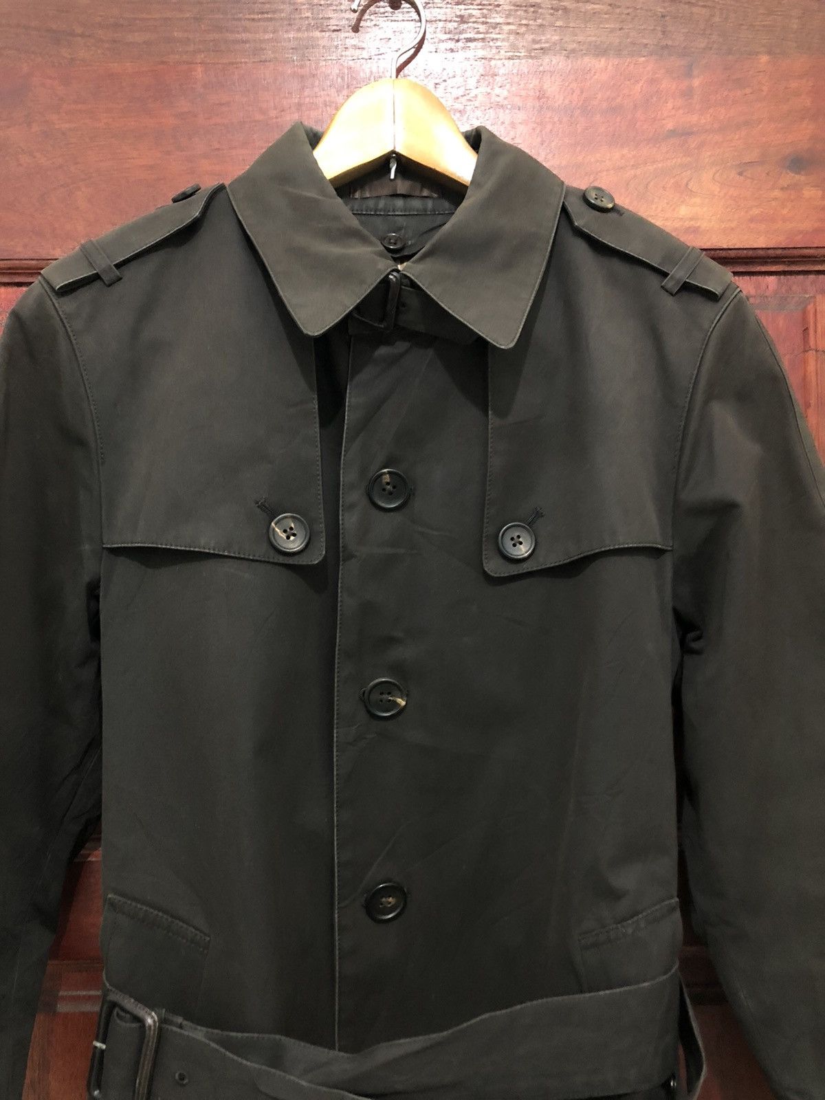 Paul Smith Trench Coat Dark Brown Colour - 6
