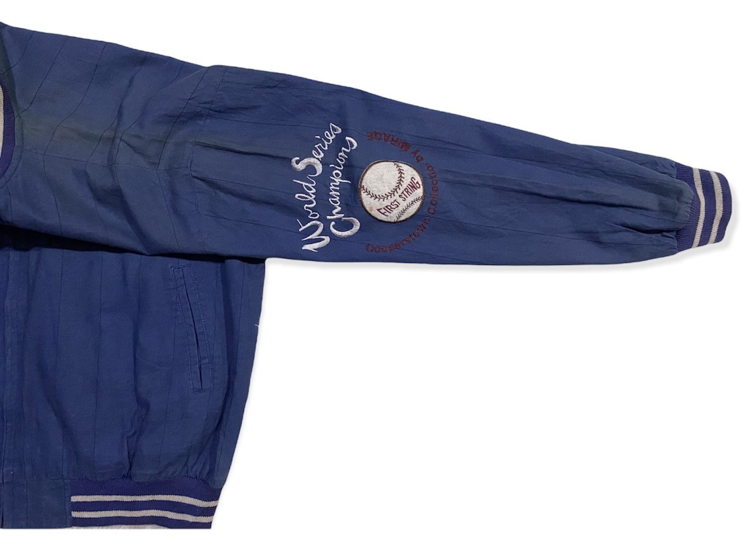 Cooperstown Collection - Vintage 1995 Cooperstown Collection Mirage Reversible Baseball Jacket - 4
