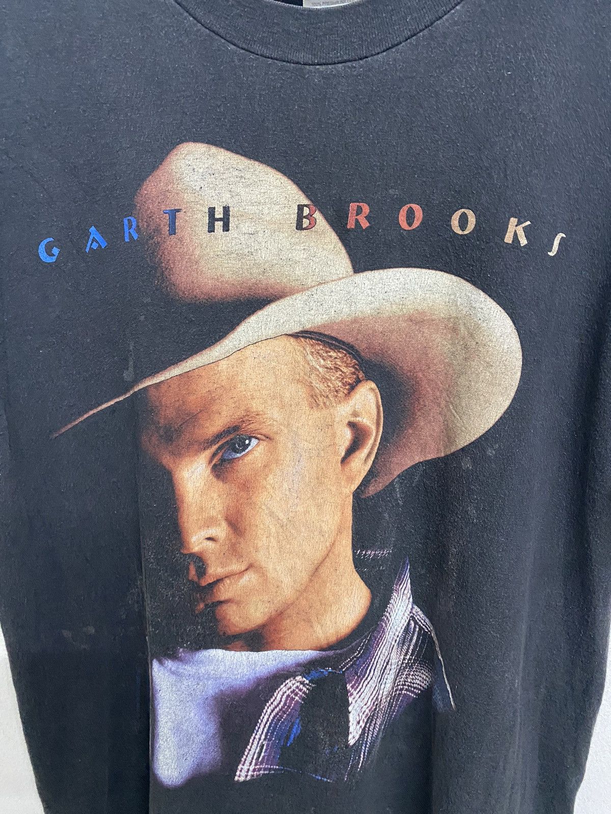 Vintage 90s Garth Brooks Country Music Graphic T shirt - 5