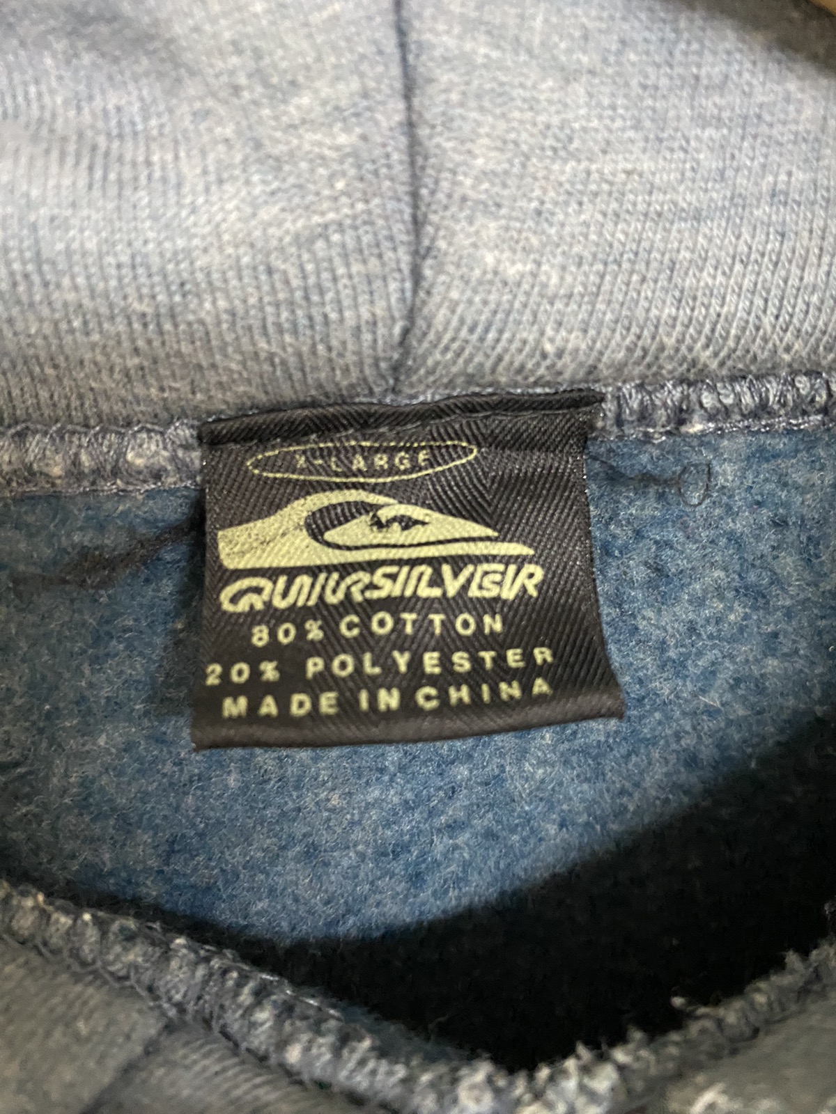 Vintage - Vintage 90s Quiksilver Big Logo Sunfade Hoodie - 7