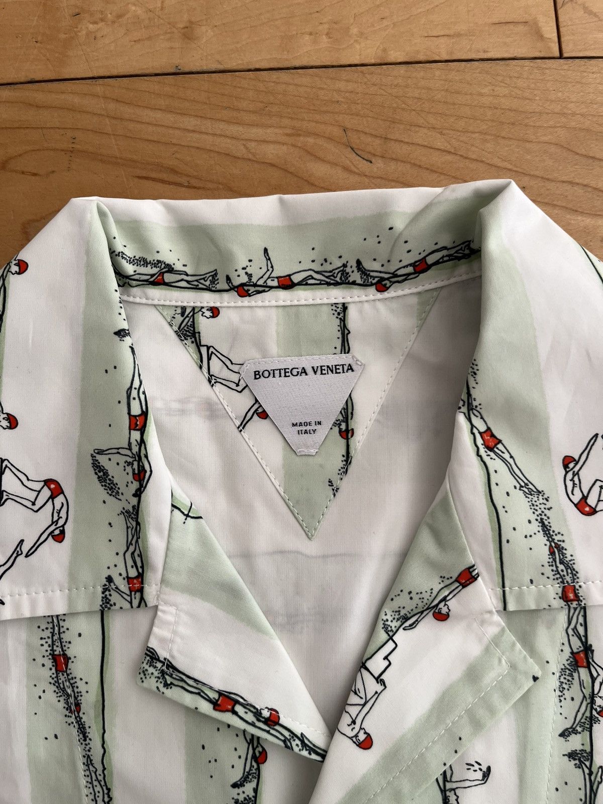 NWT - Bottega Veneta Swimming Dog Shirt - 4