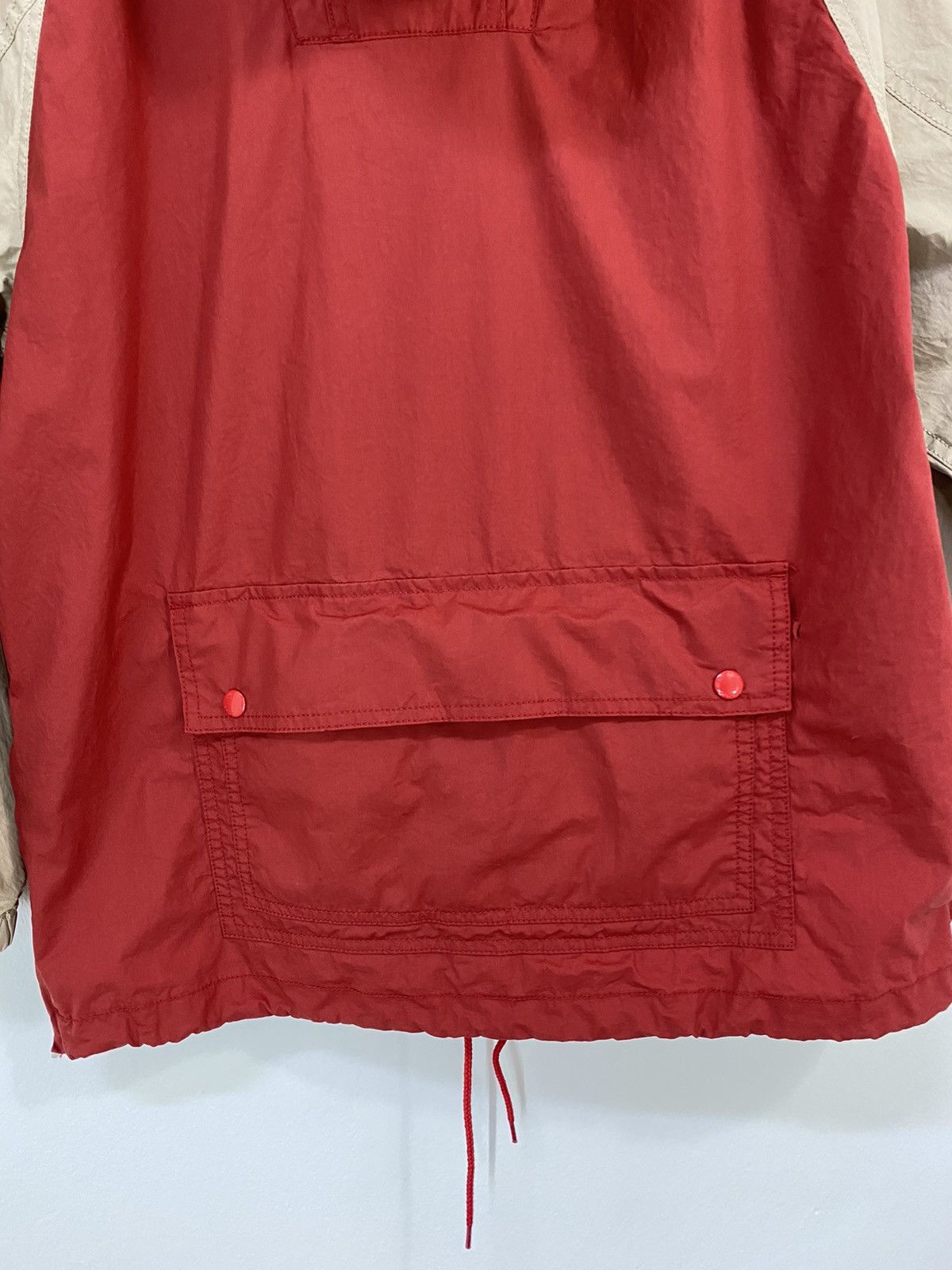 Beams Plus Anorak Jacket Back Pocket Design two tone Color - 9