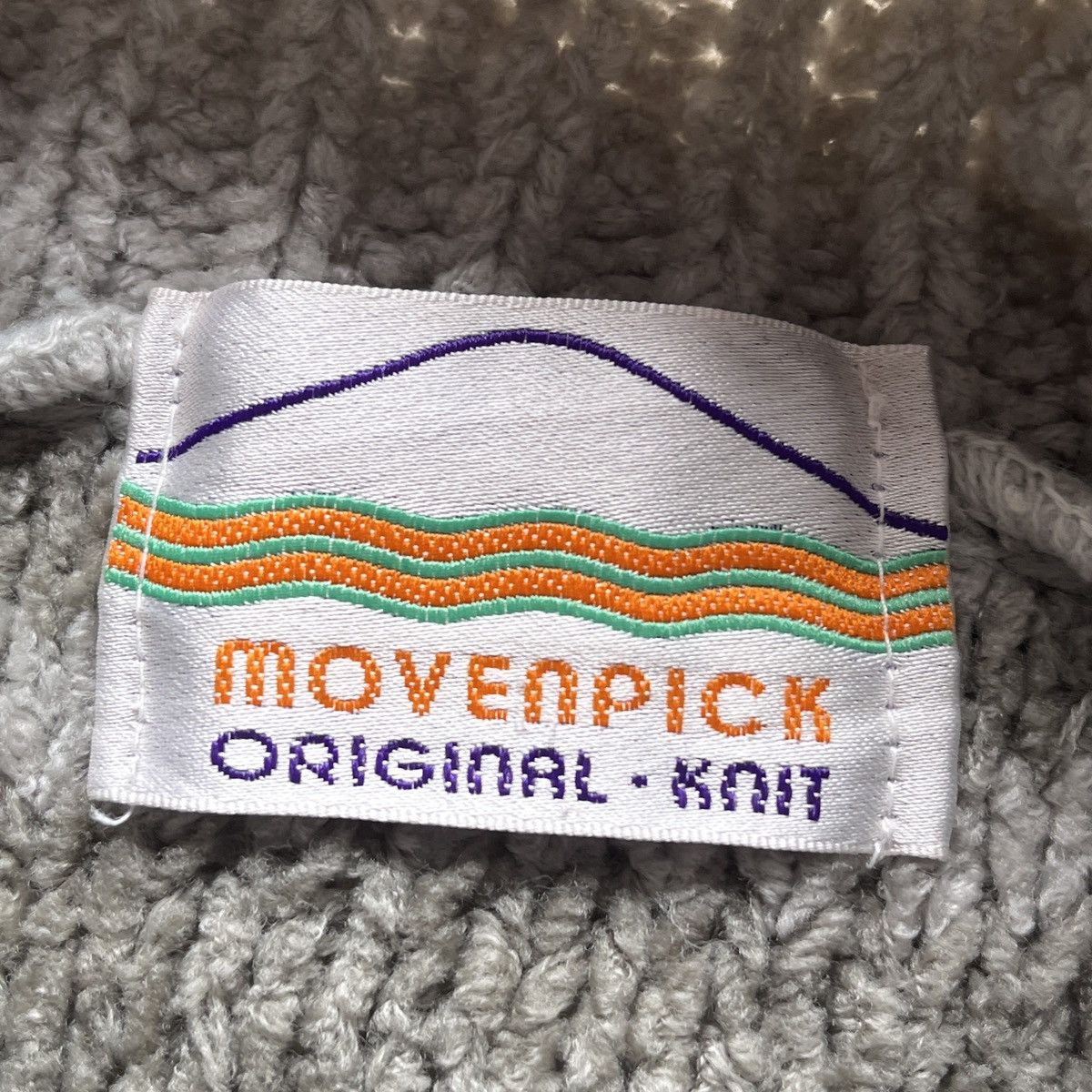 Vintage - Movenpick Original Knit Sweater Winter Authentic Handmade - 6
