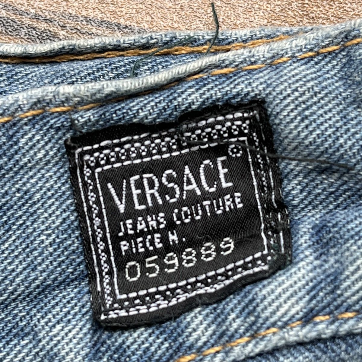 Vintage Versace Denim Jeans Made In Italy - 7
