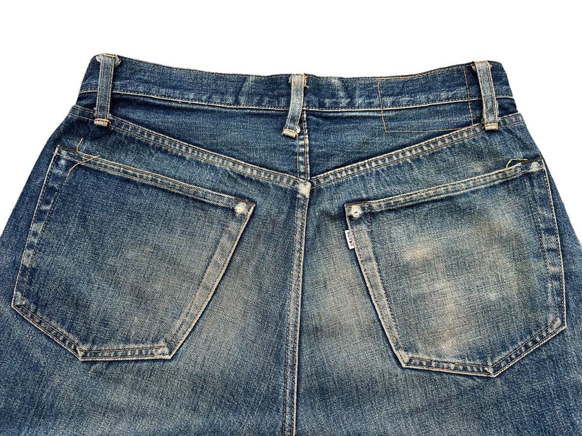Vtg Beams Plus Japan Selvedge Distressed Mudwash Denim Jeans - 9