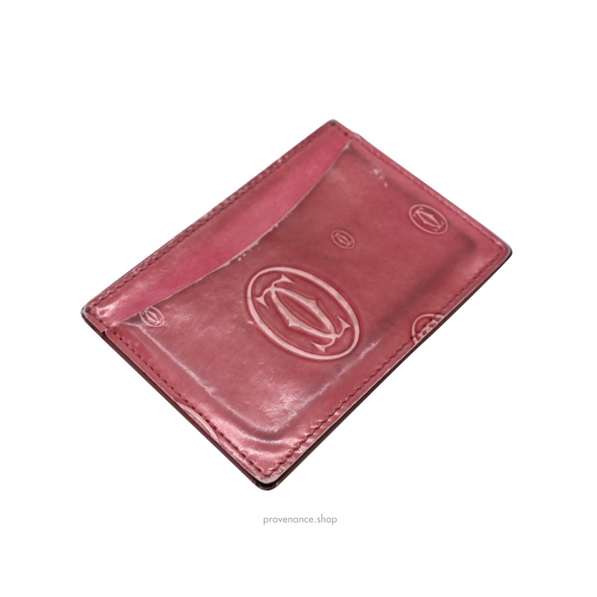 Cartier Happy Cardholder - Pink Patent Leather - 4