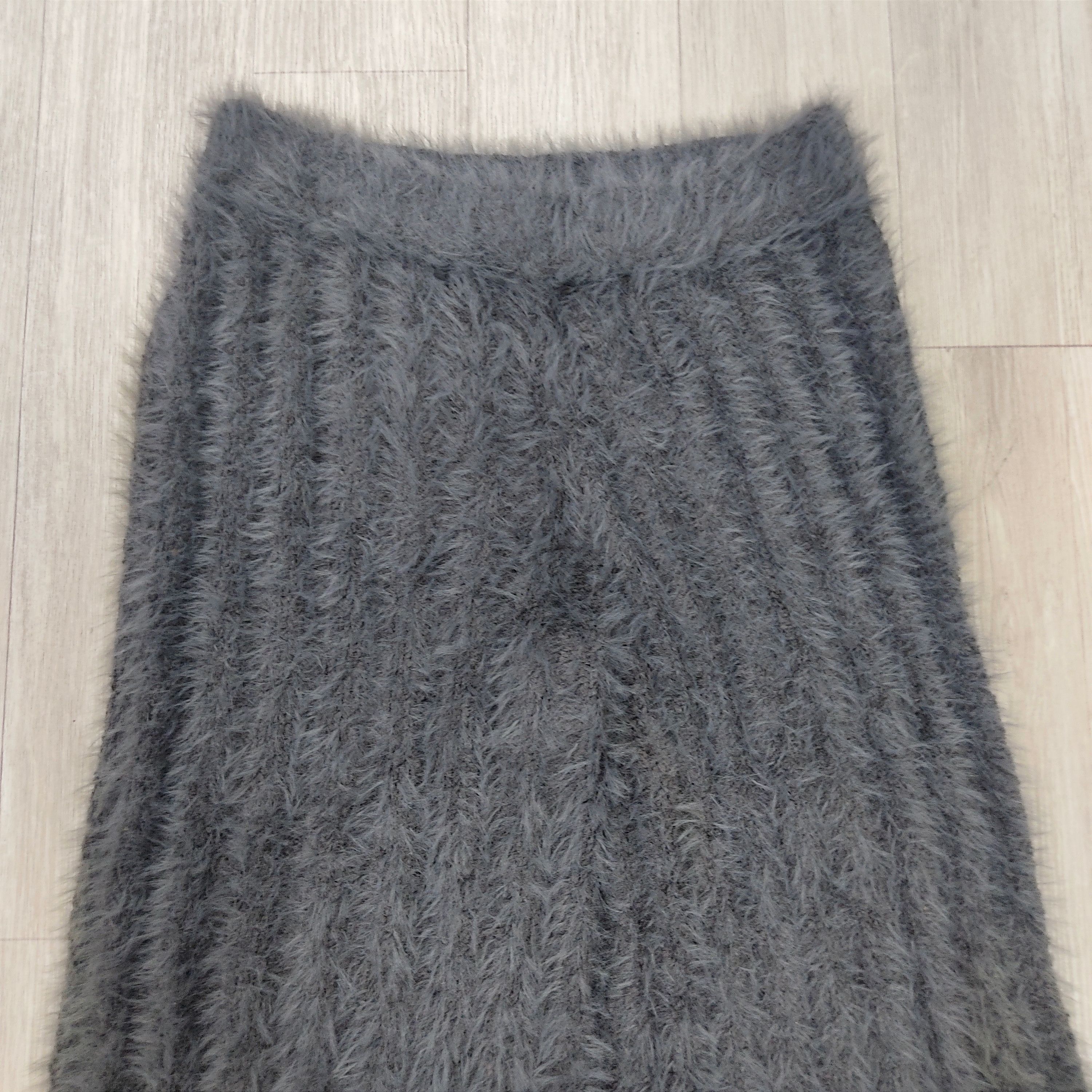 Japanese Brand - GELATO PIQUE Fluffy Mohair Fur Flare Pants - 5