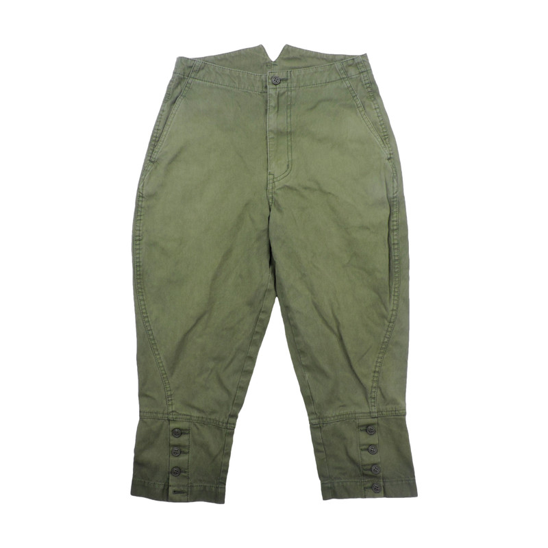 COMME DES GARÇONS 2010 MILITARY CANVAS JODHPURS PANTS - 1