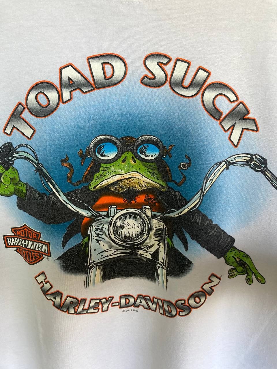 Vintage 2011 Harley Davidson “Landers Toad Suck” Tee - 4