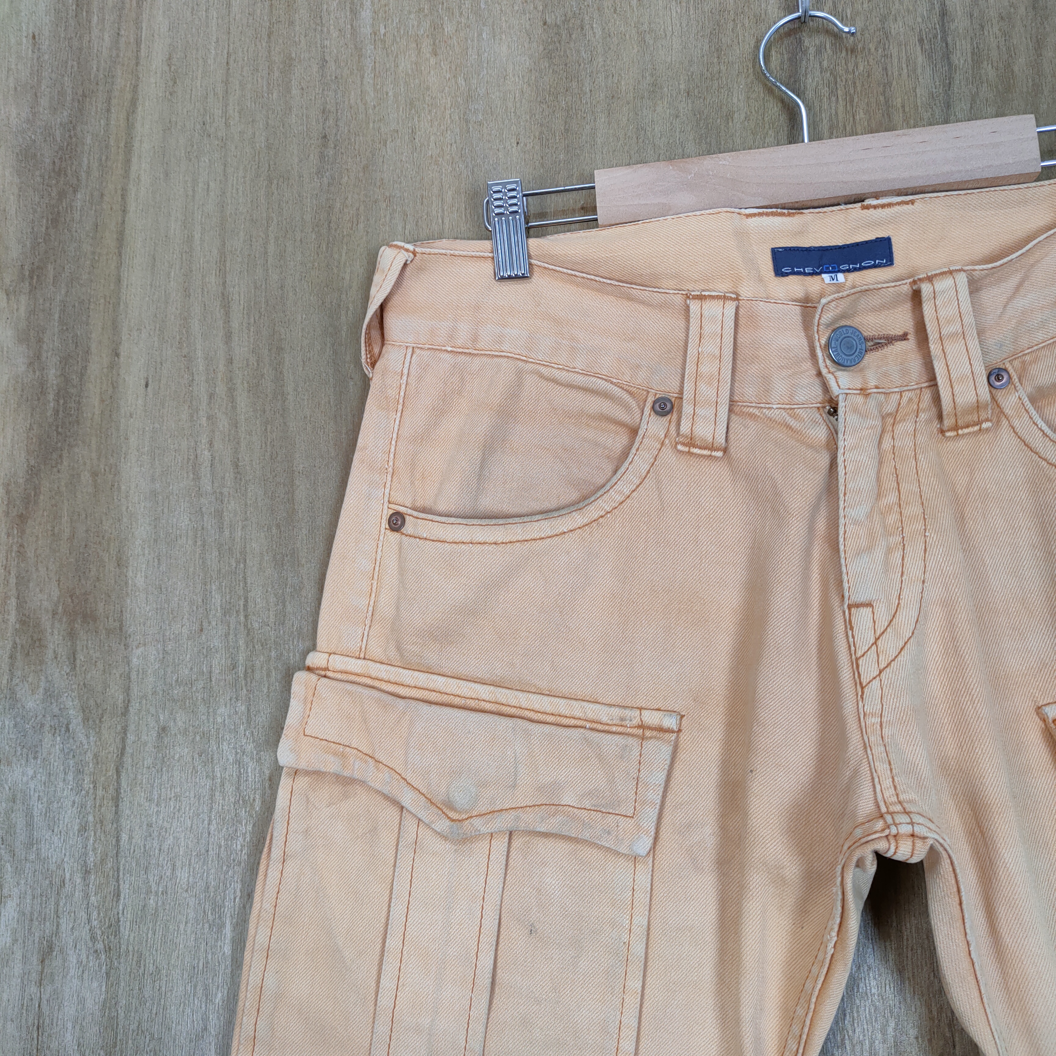 Vintage - VINTAGE CHEVIGNON FADED CARGO PANTS - 5