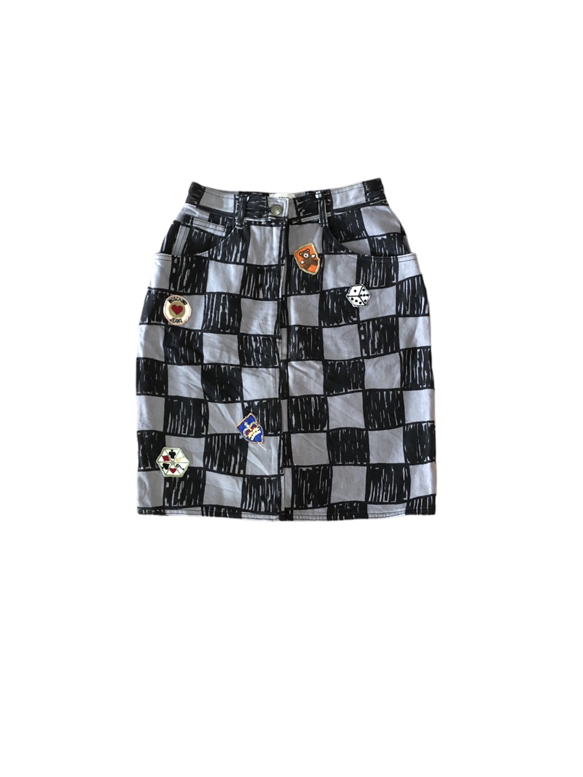 Moschino jeans checked design skirt - 1