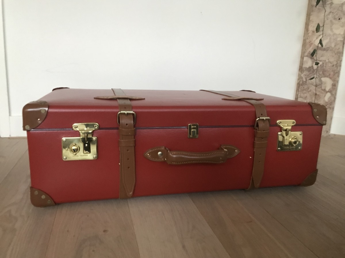 Brand new - Centenary 30'' Extra Deep Suitcase - Red Tan - 4