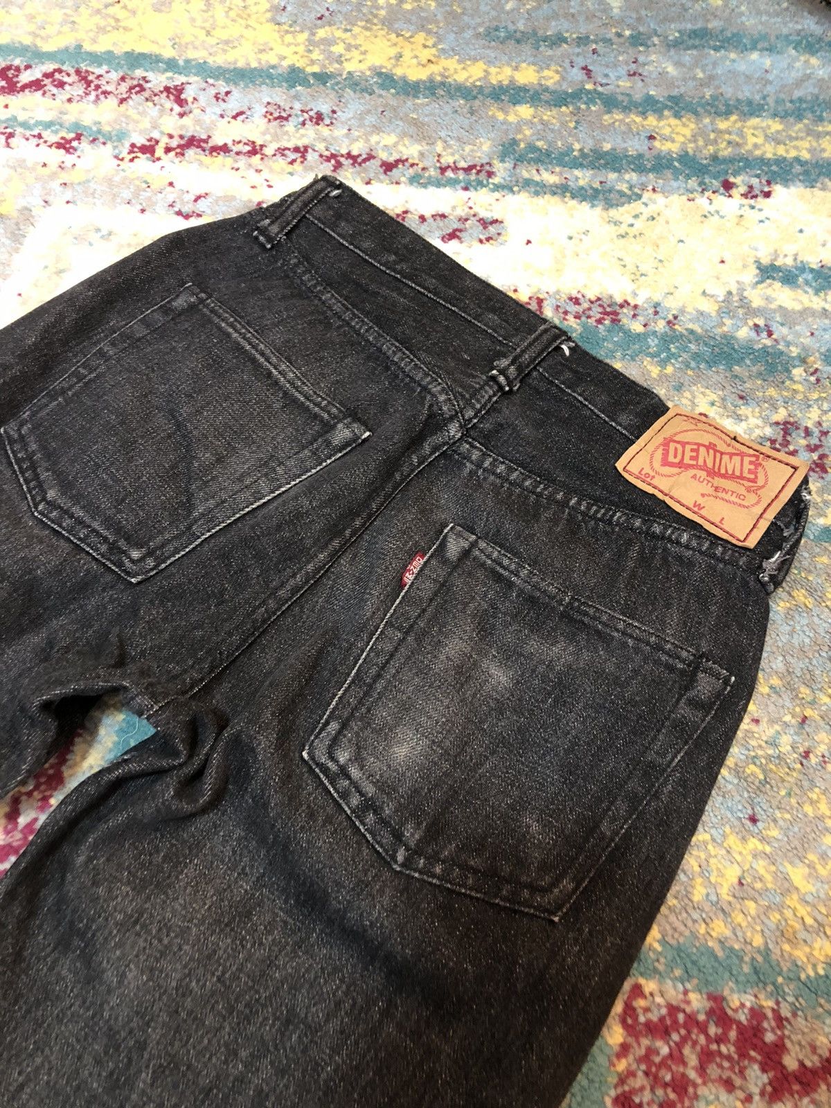 Denime selvedge jeans super black - 4