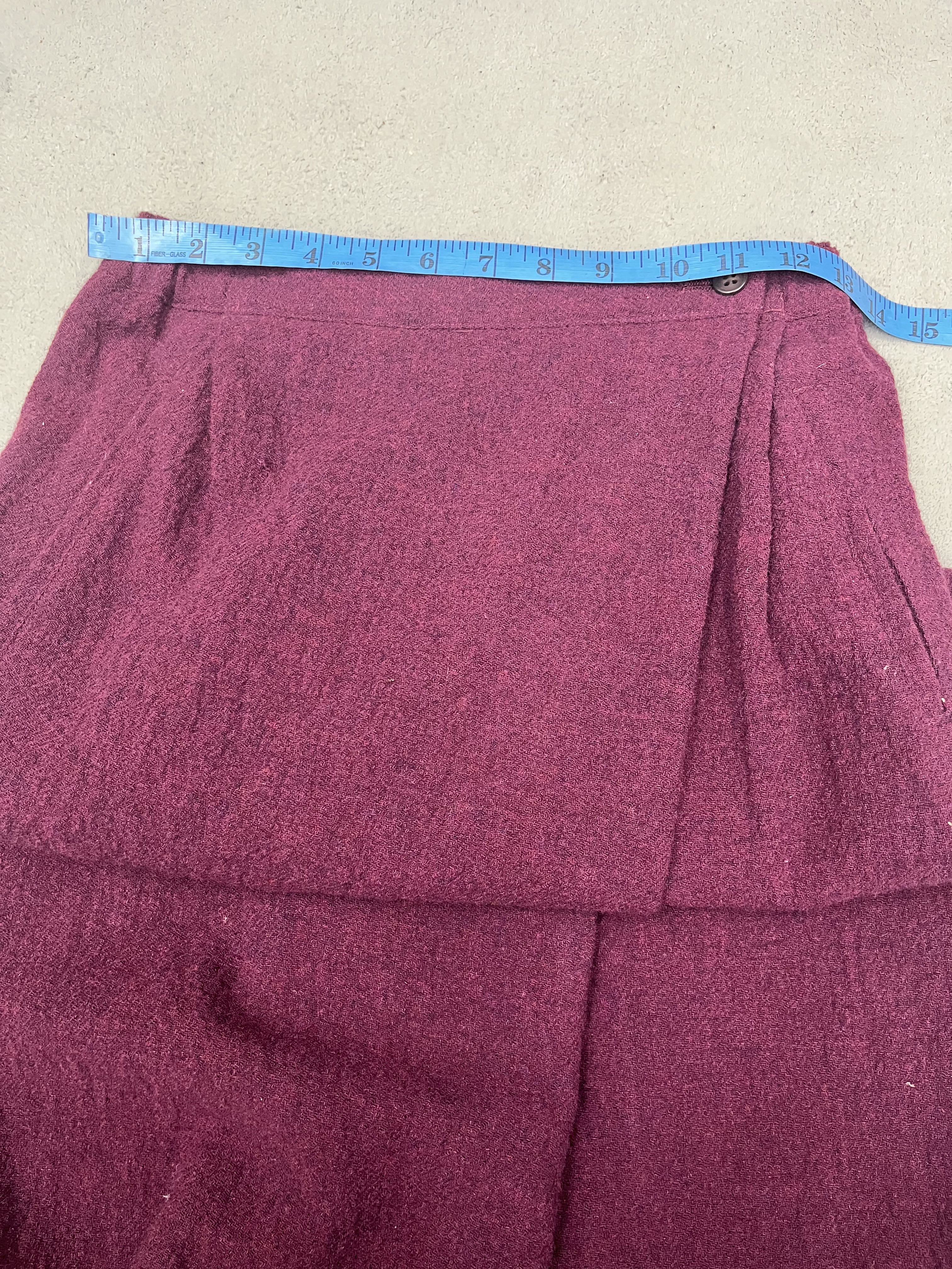 VTG ISSEY MIYAKE PLANTATION WOOL MAXI SKIRT - 9