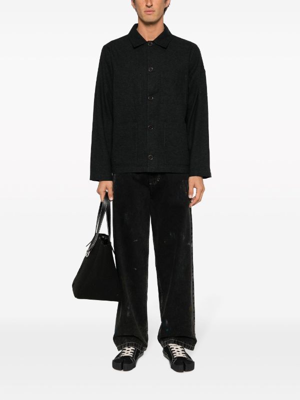 Y's By YOHJI YAMAMOTO Minimalist Gentleman Chore Jacket - 1