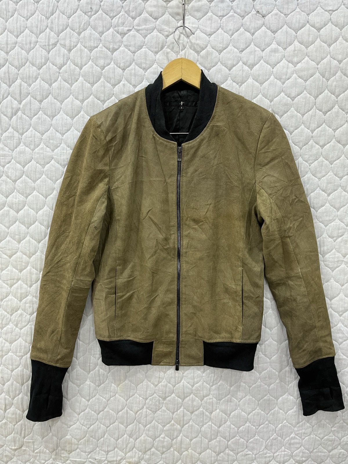 (Ww). NO ID JAPANESE HYPEBEAST SUEDE LEATHER JACKET - 1