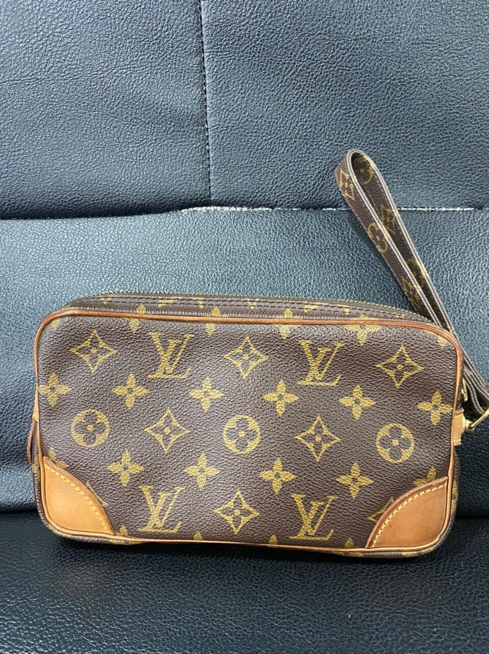 Authentic LOUIS VUITTON Mrlyn Dragon Clucth Bag - 1