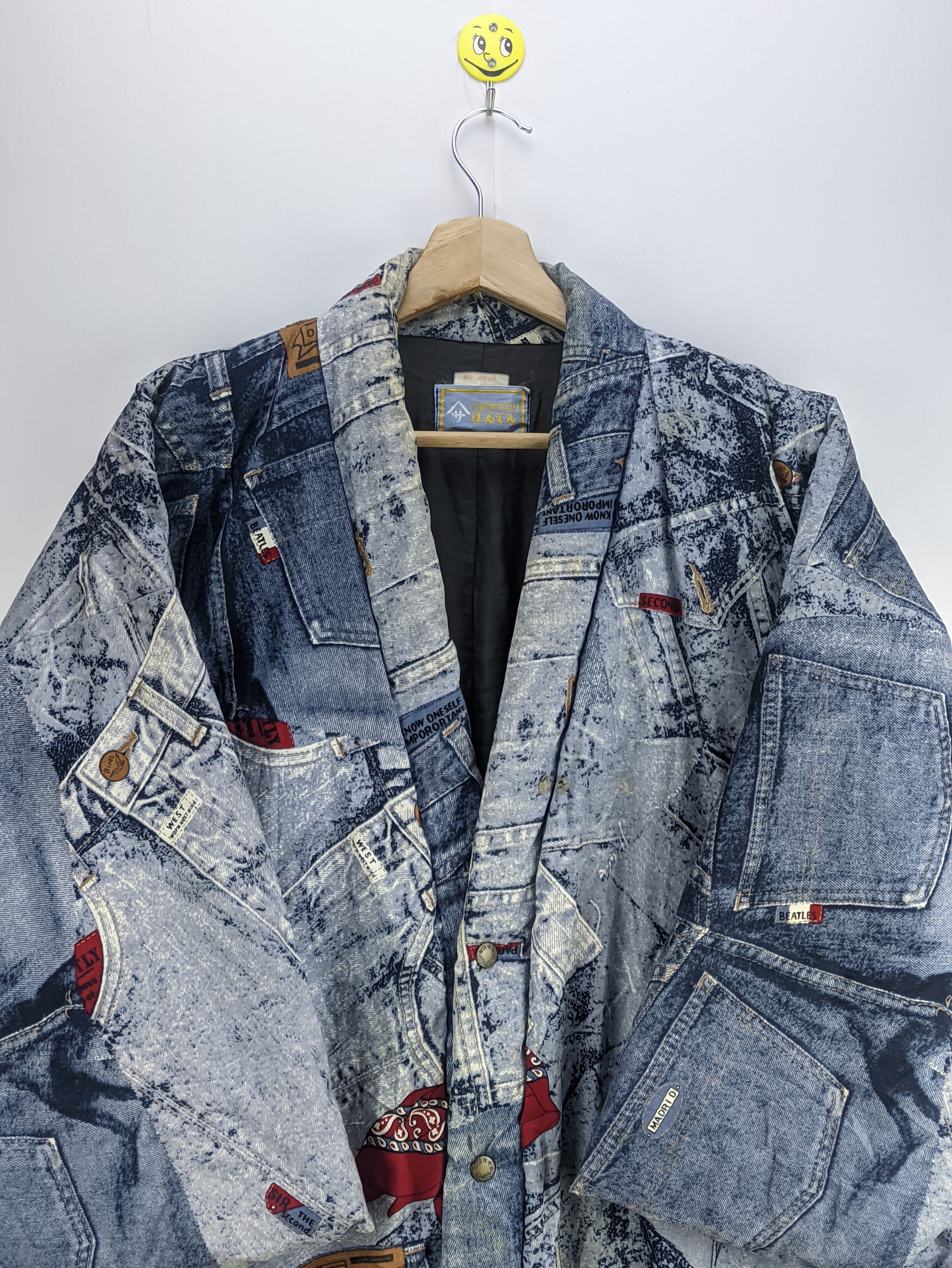 Cardigan - Steals🔥Vintage Kimono Haori Denim Printed - 6