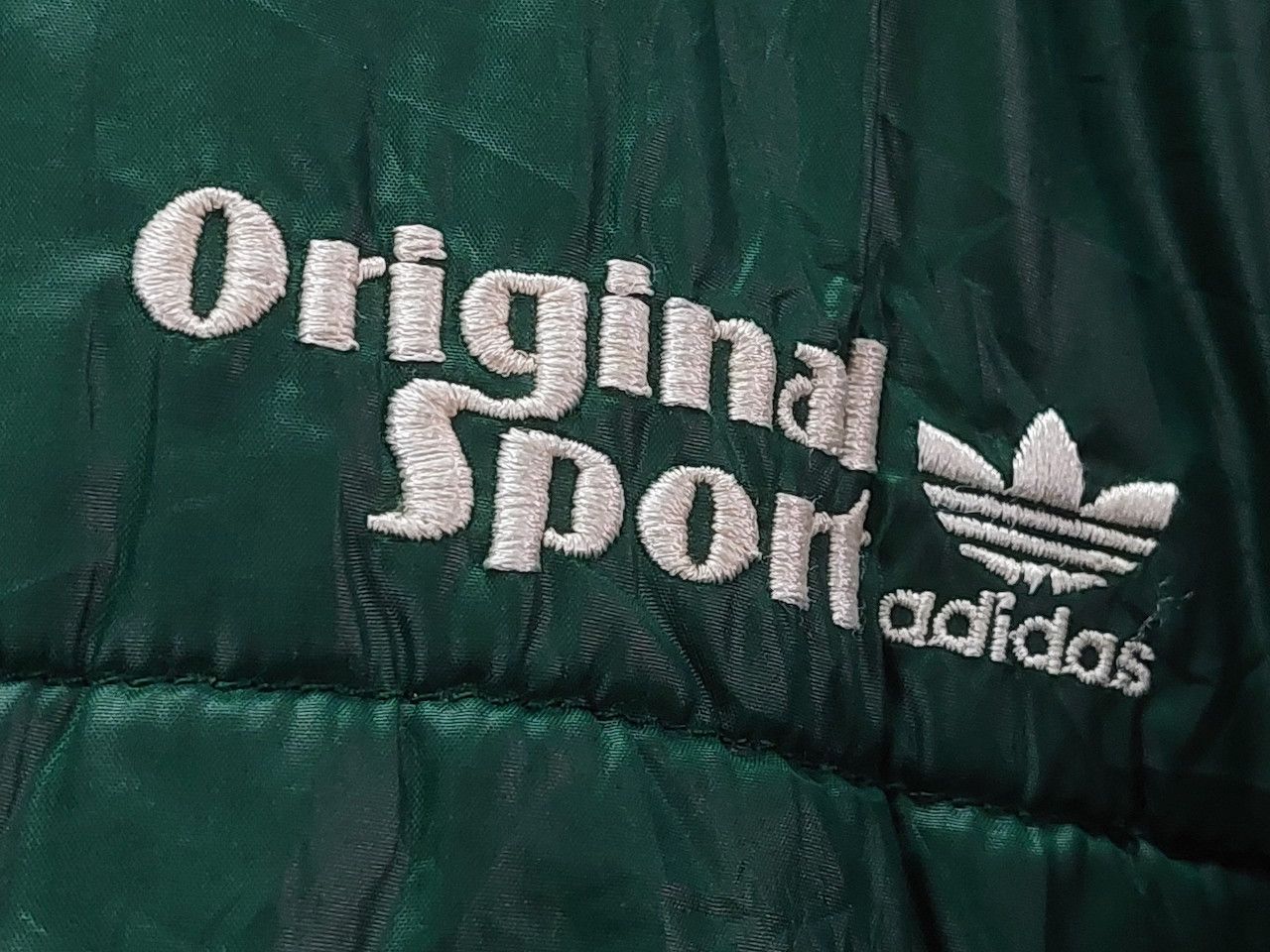 Vintage Adidas Sweater Trefoil Super Rare Green - 5