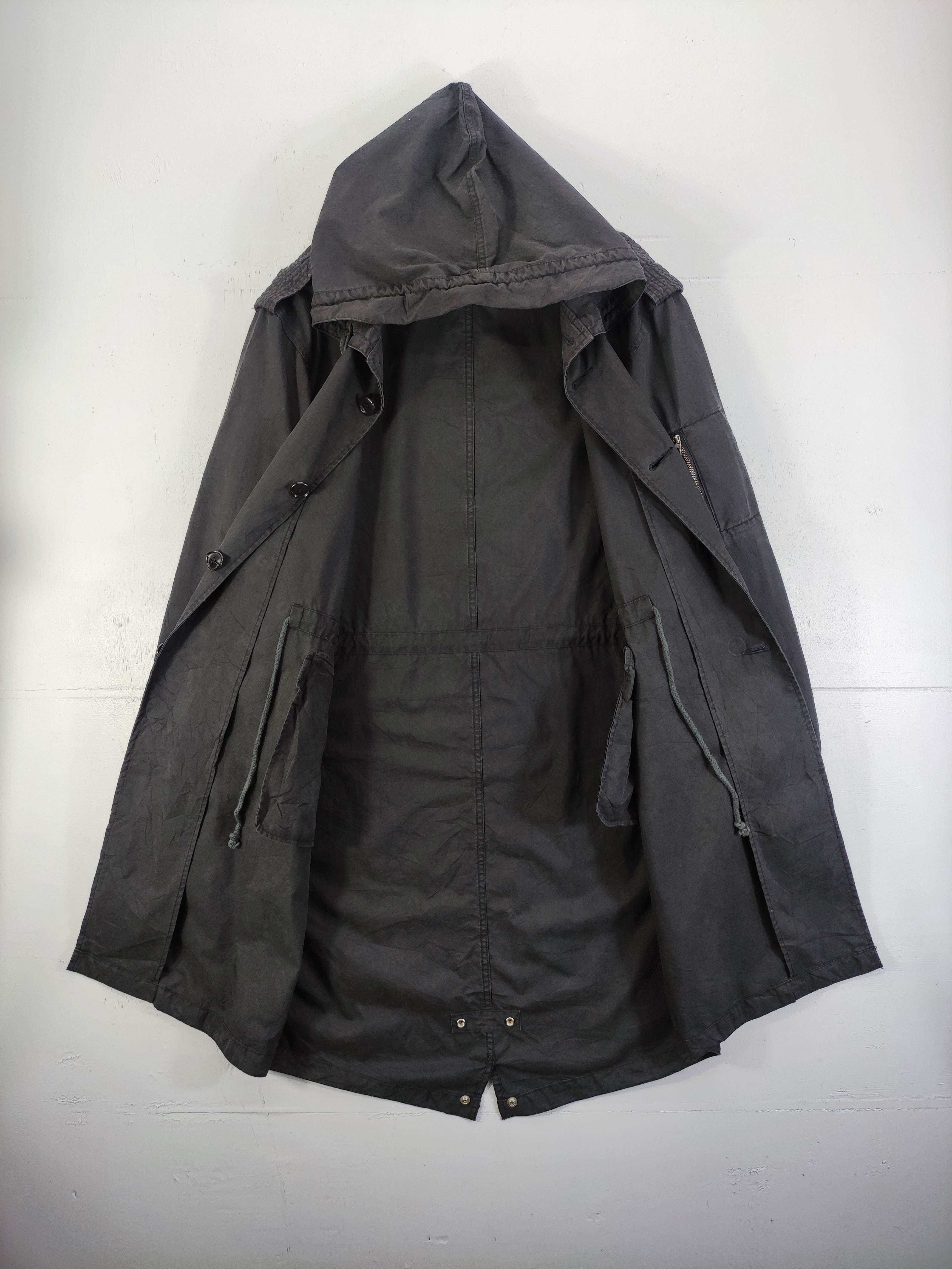 Vintage Fishtail Parka Jacket Hooded Zipper - 4