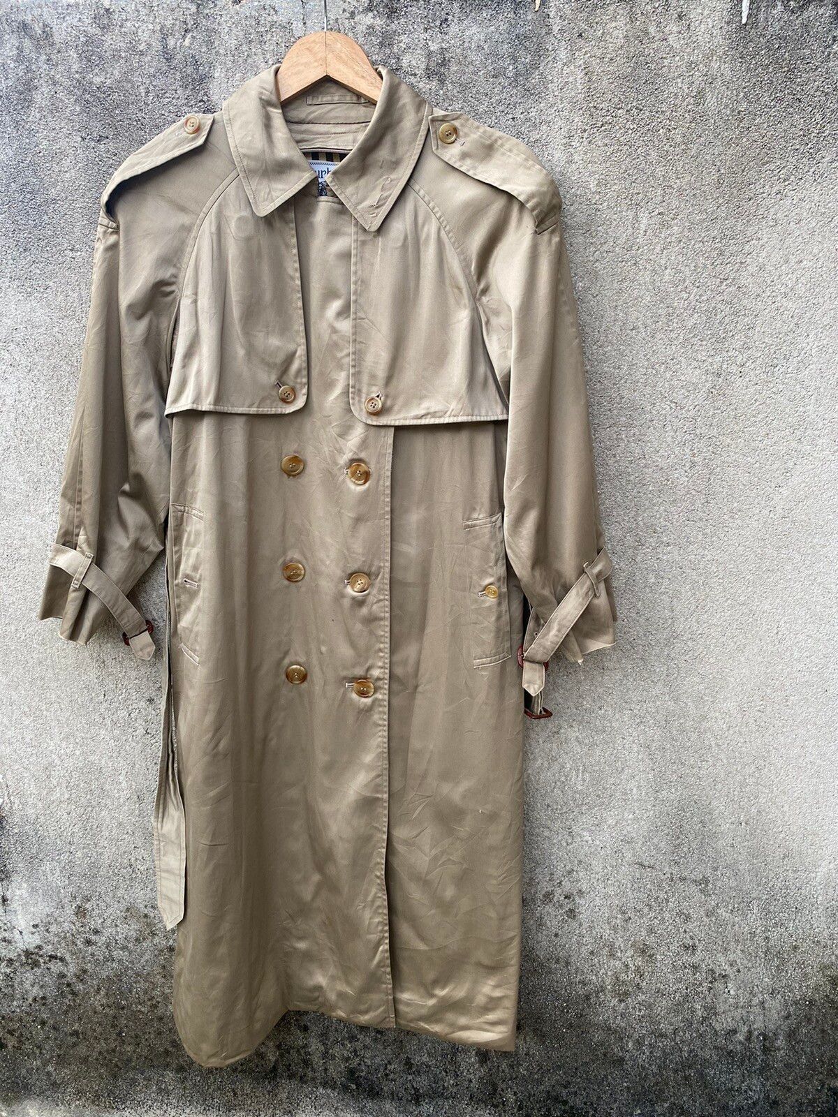 Burberry Prorsum - Burberrys Double Breasted Trench Coat Nova Check - 1