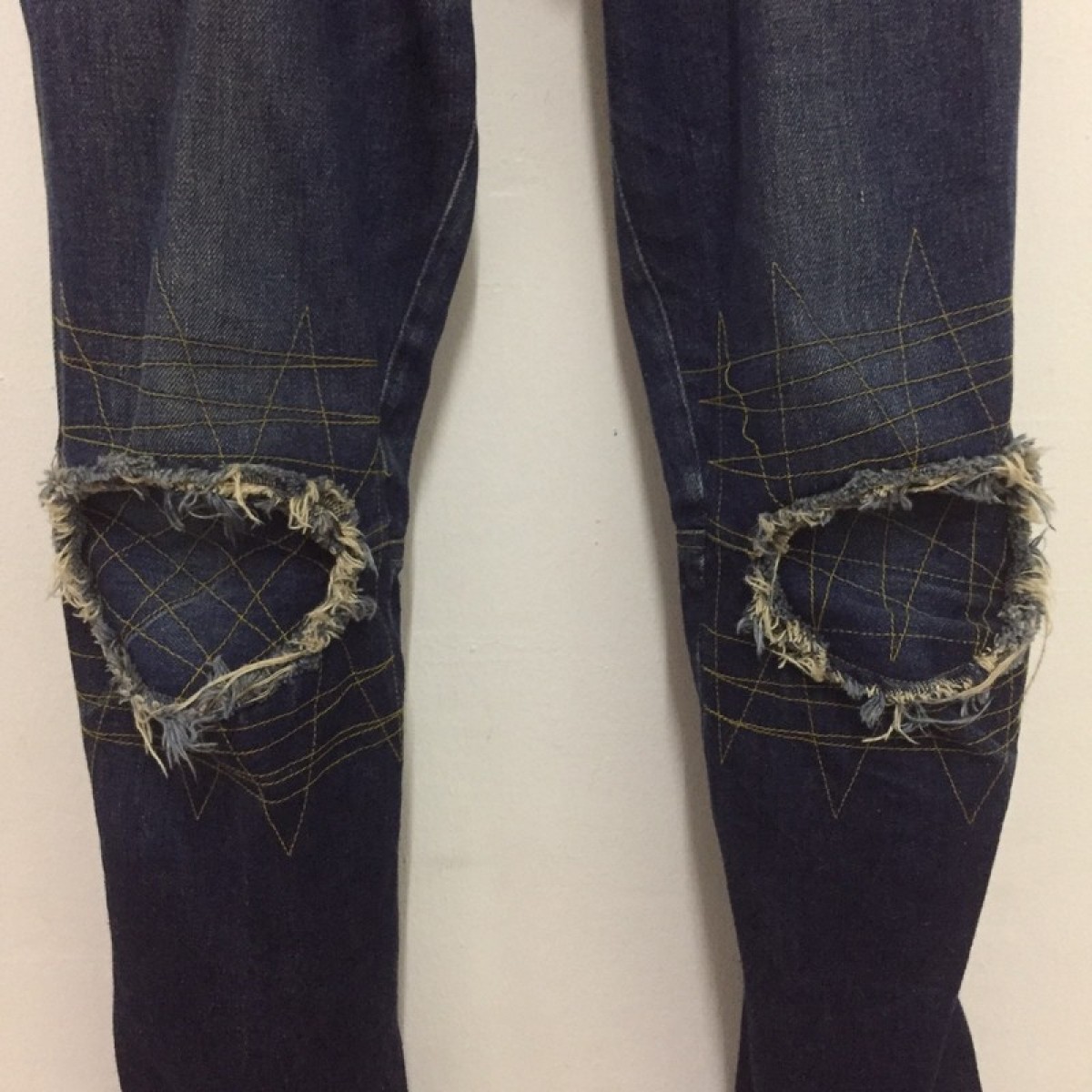 Christopher Nemeth - Christoper nemeth jeans rare design patch on knee - 6