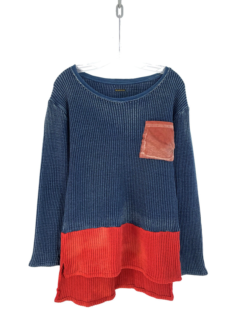 Red Pocket Thermal Longsleeve - 1