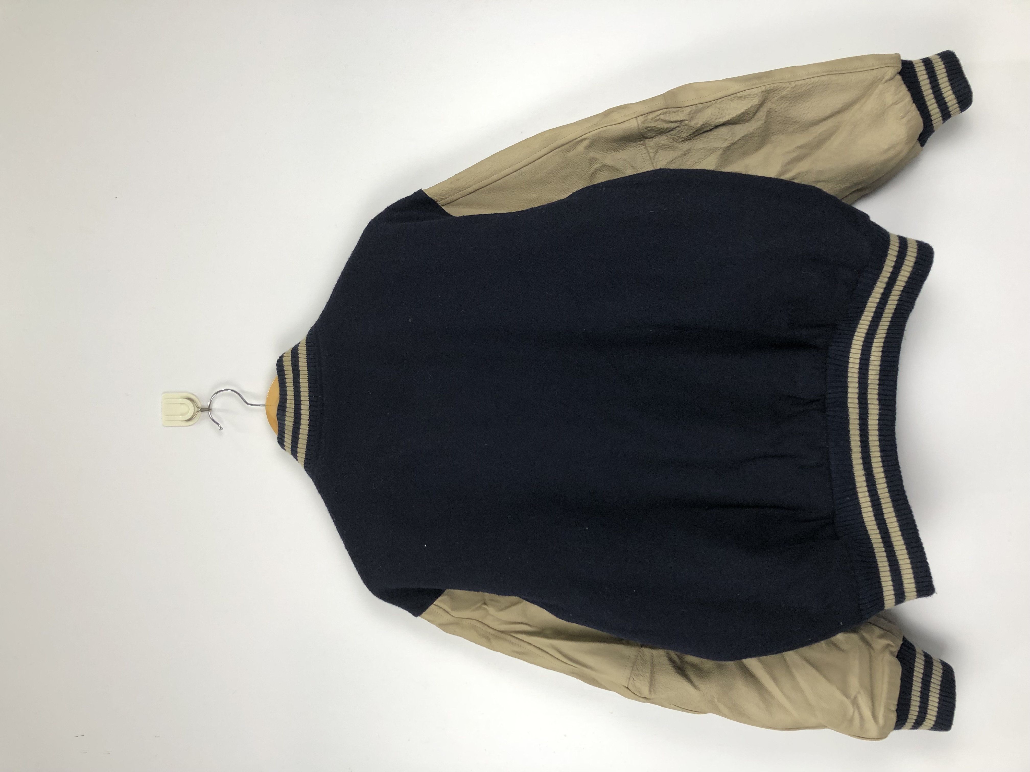 Vintage - Vintage 90s Japanese Brand Sleeve Leather Varsity Jacket - 8