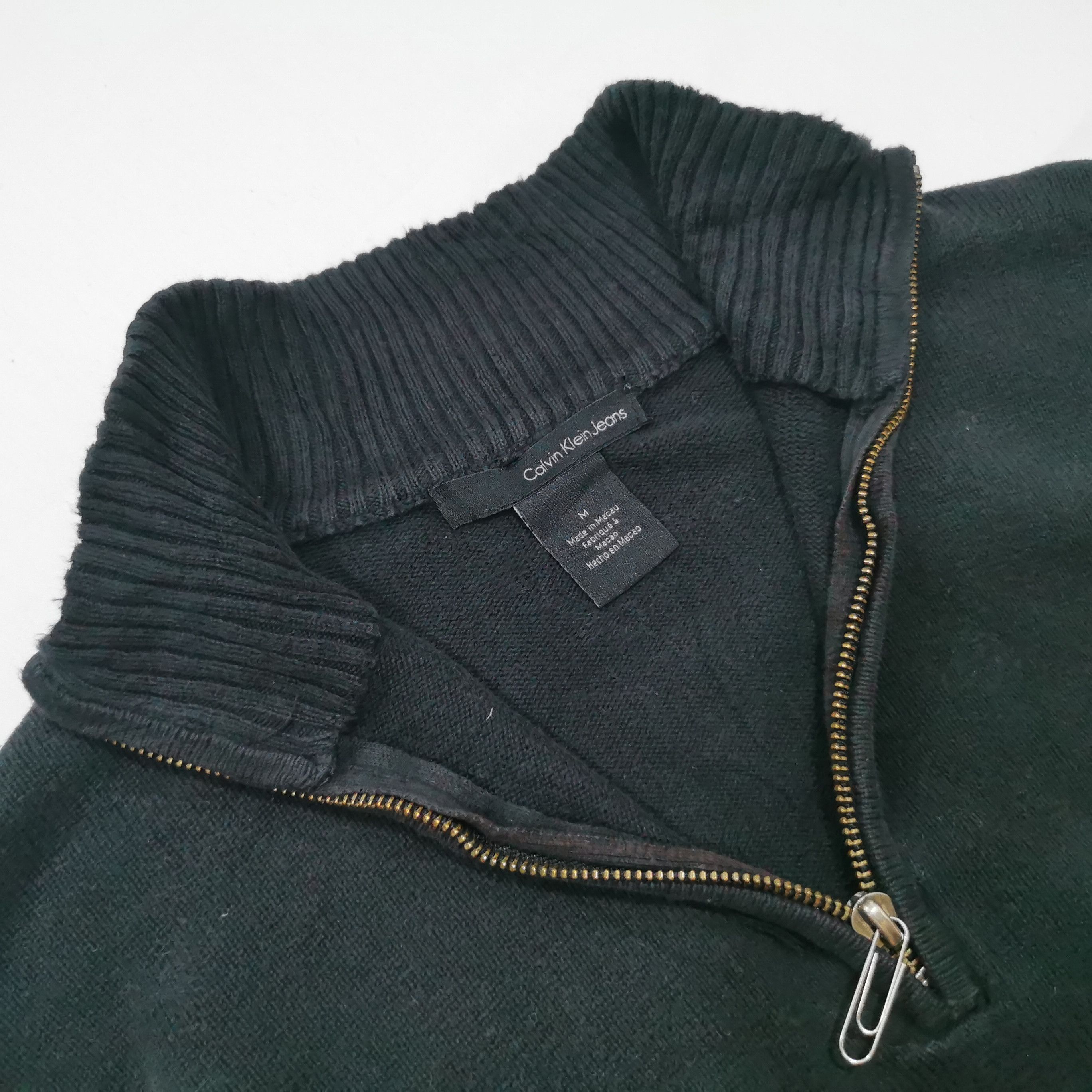 Vintage Calvin Klein Half Zipper Sweatshirt - 4