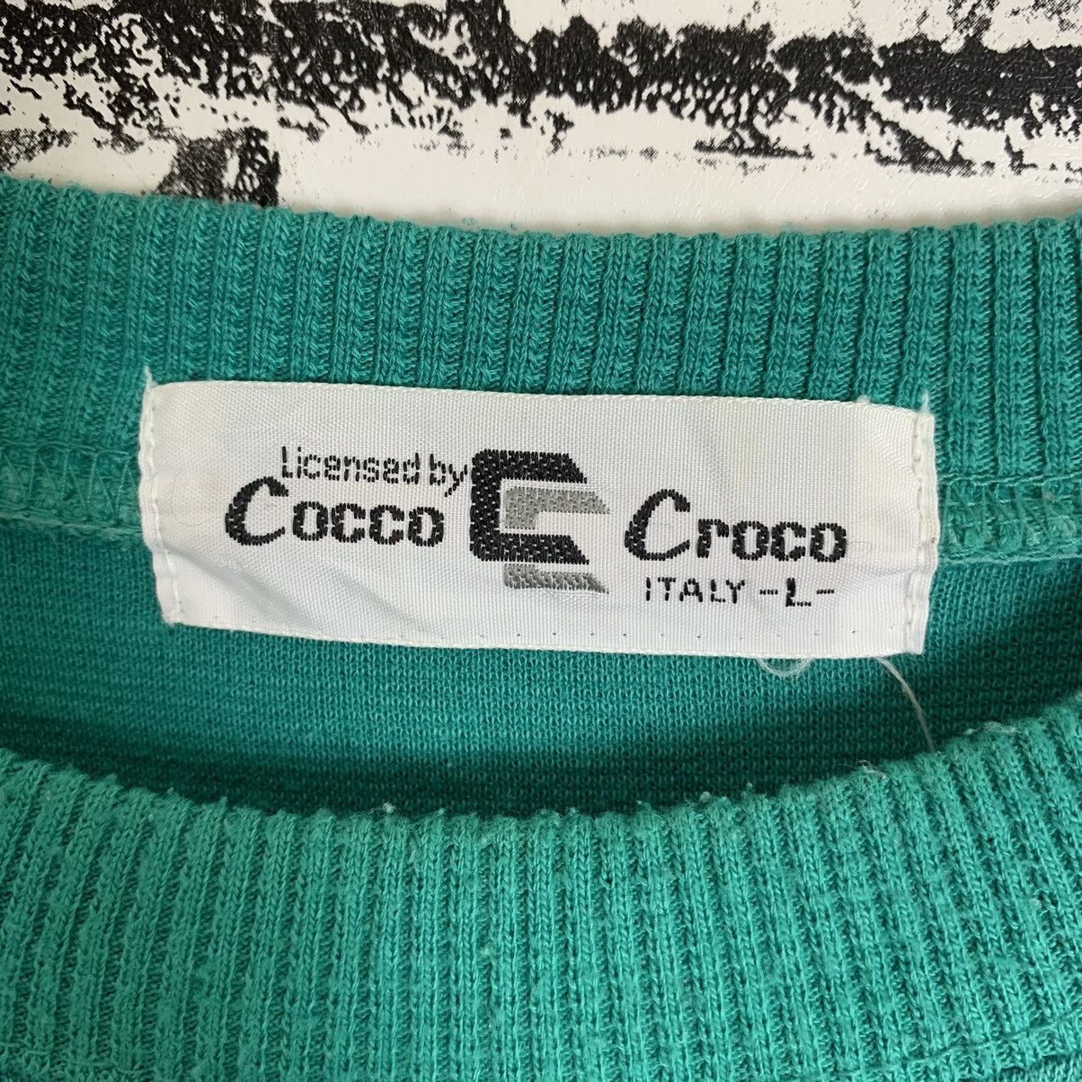 Vintage 90s Cocco Croco Designer Embroidered Sweatshirt - 11