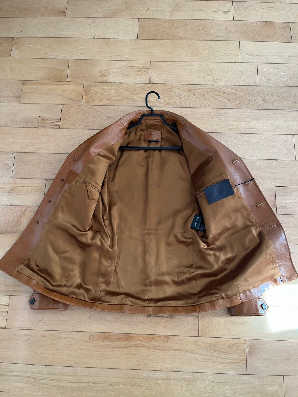 NWT - Prada FW19 Leather Field Jacket - 7