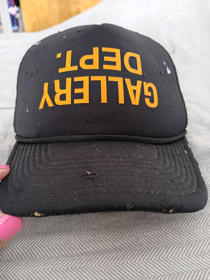 GALLERY DEPT UPSIDE DOWN LOGO HAT - 1