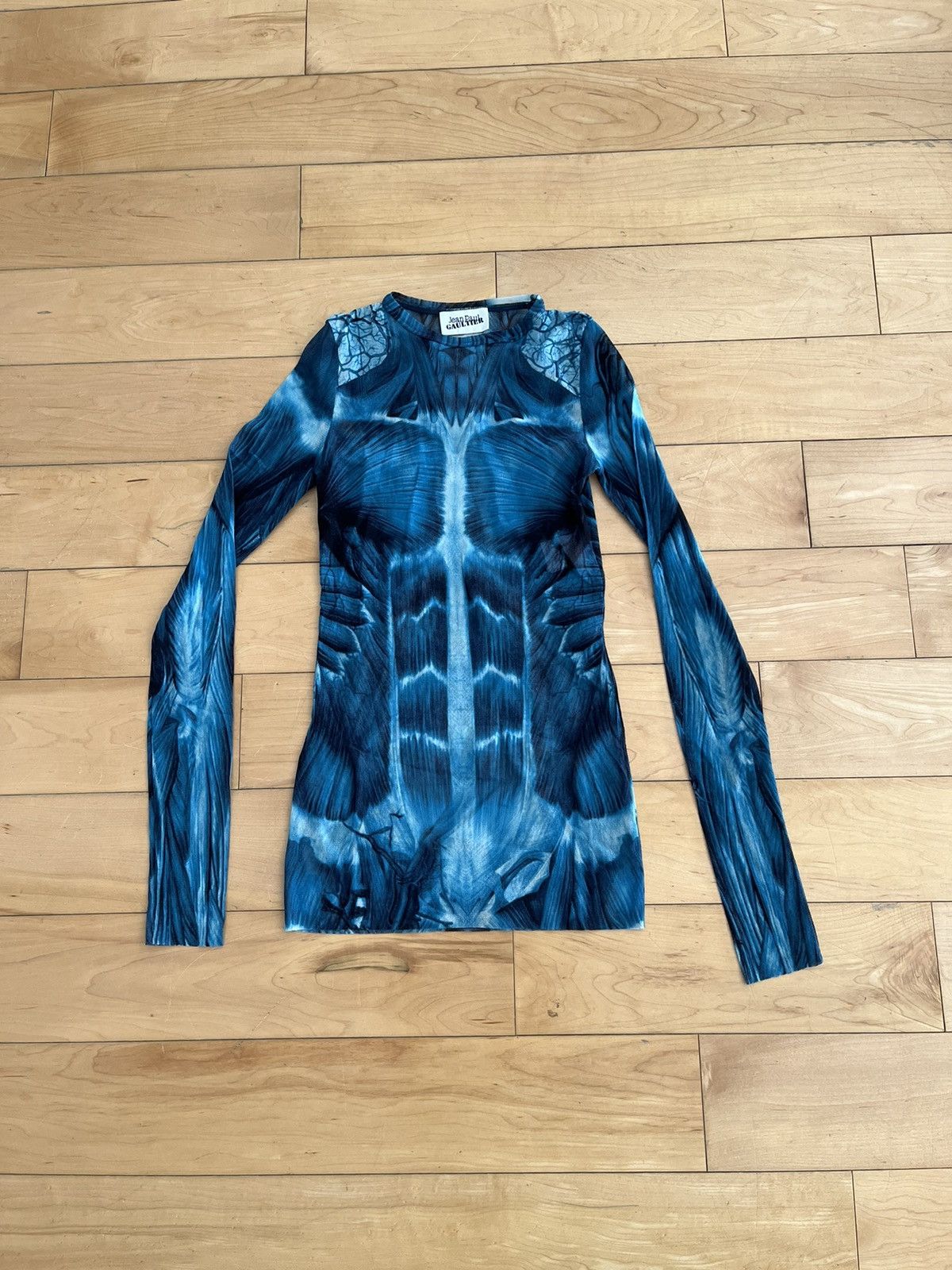 NWT - Jean Paul Gaultier "L'Ecorche" Sheer Mesh - 1