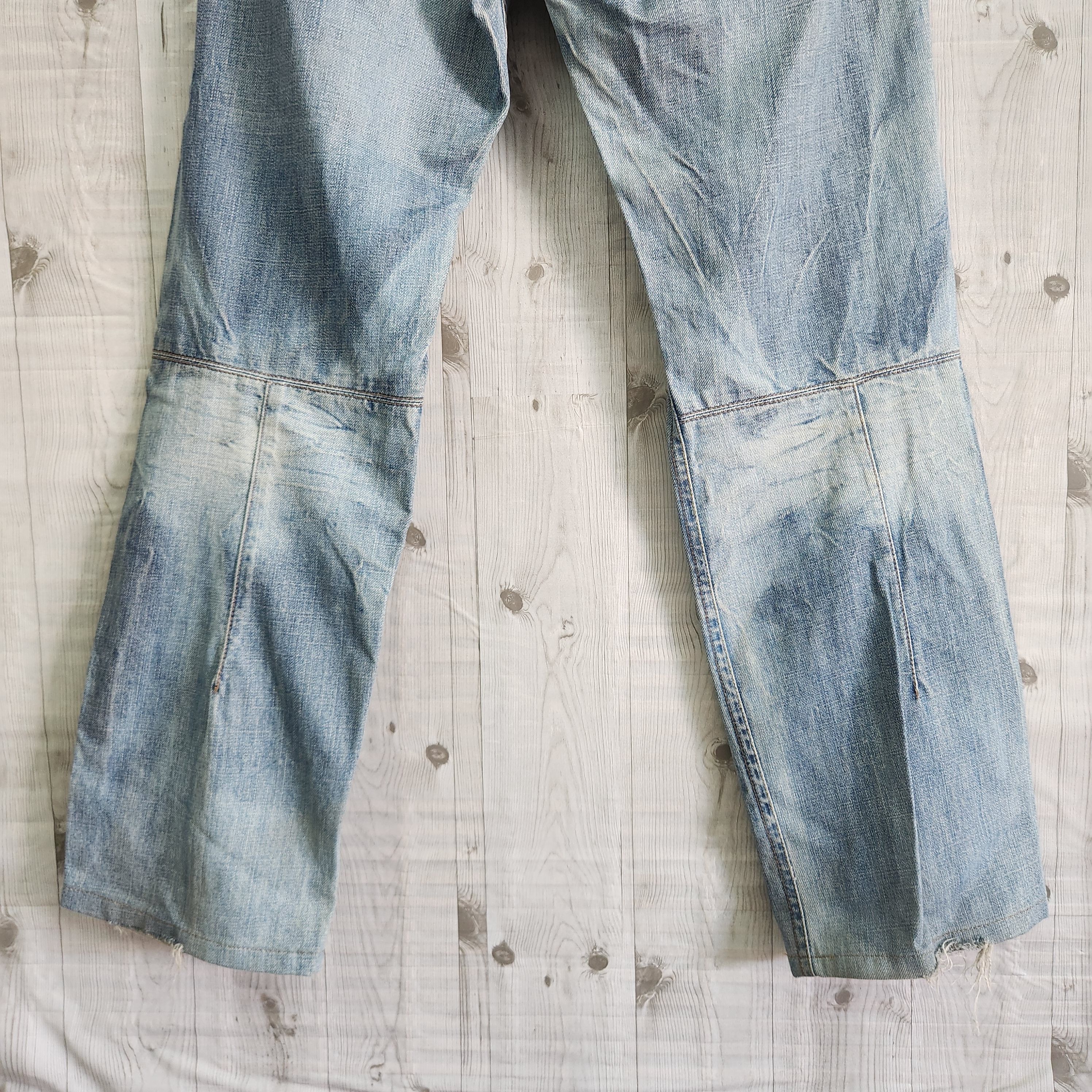 Italy Designer Casucci Distressed Denim Made In Italy - 7