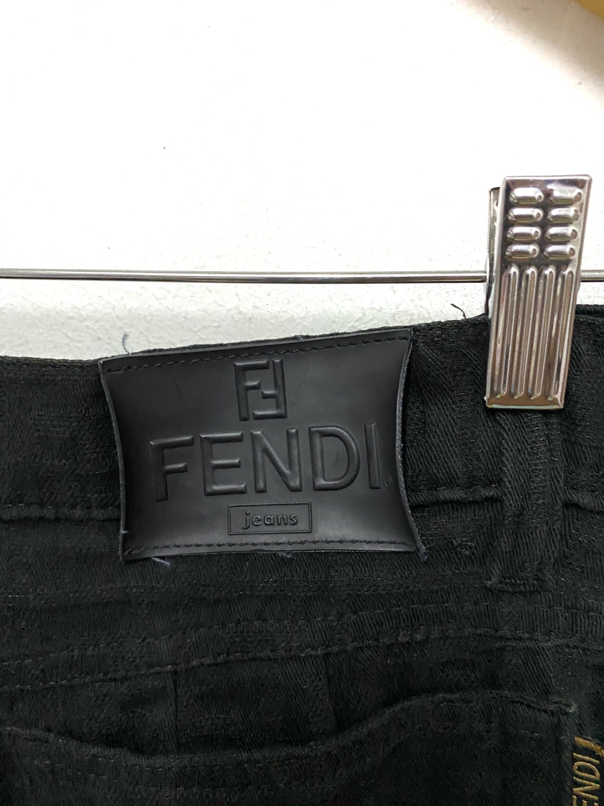 FENDI Zucca Monogram FF Logo Jeans Pants - 7