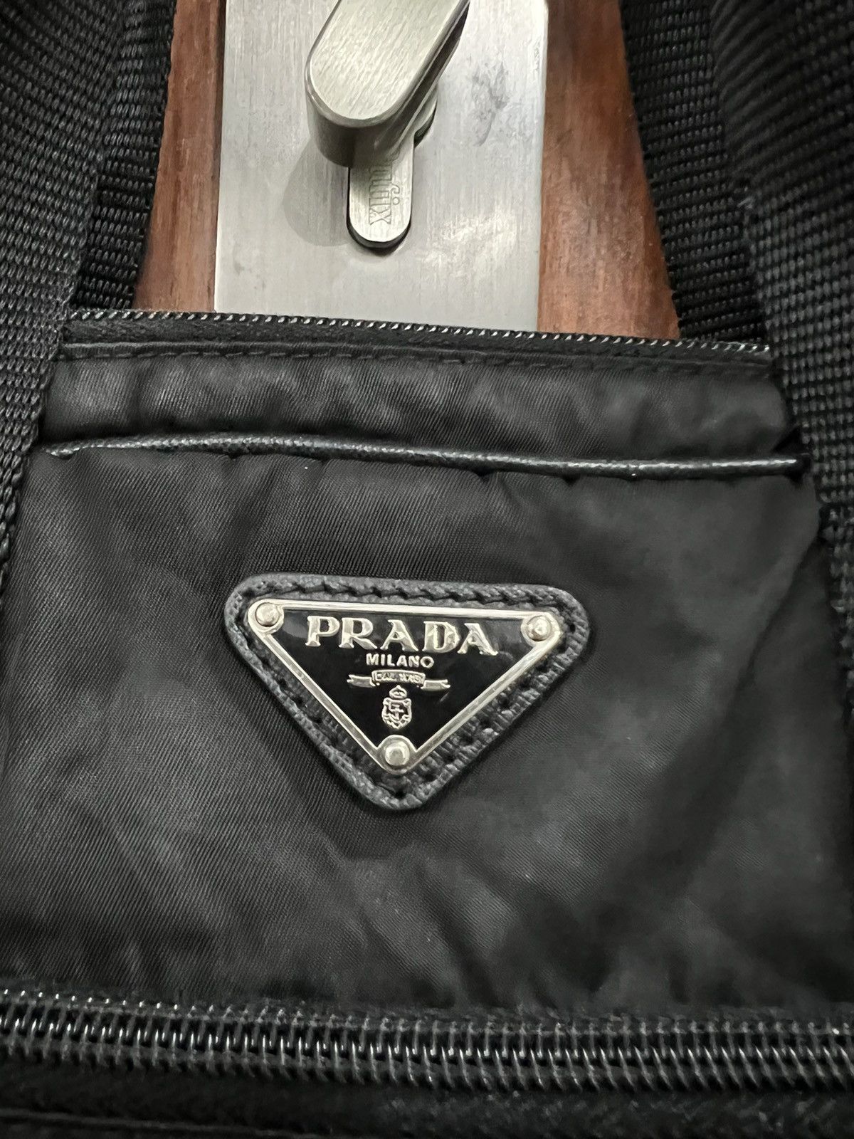 Vintage - Prada Bag Black Nylon - 3