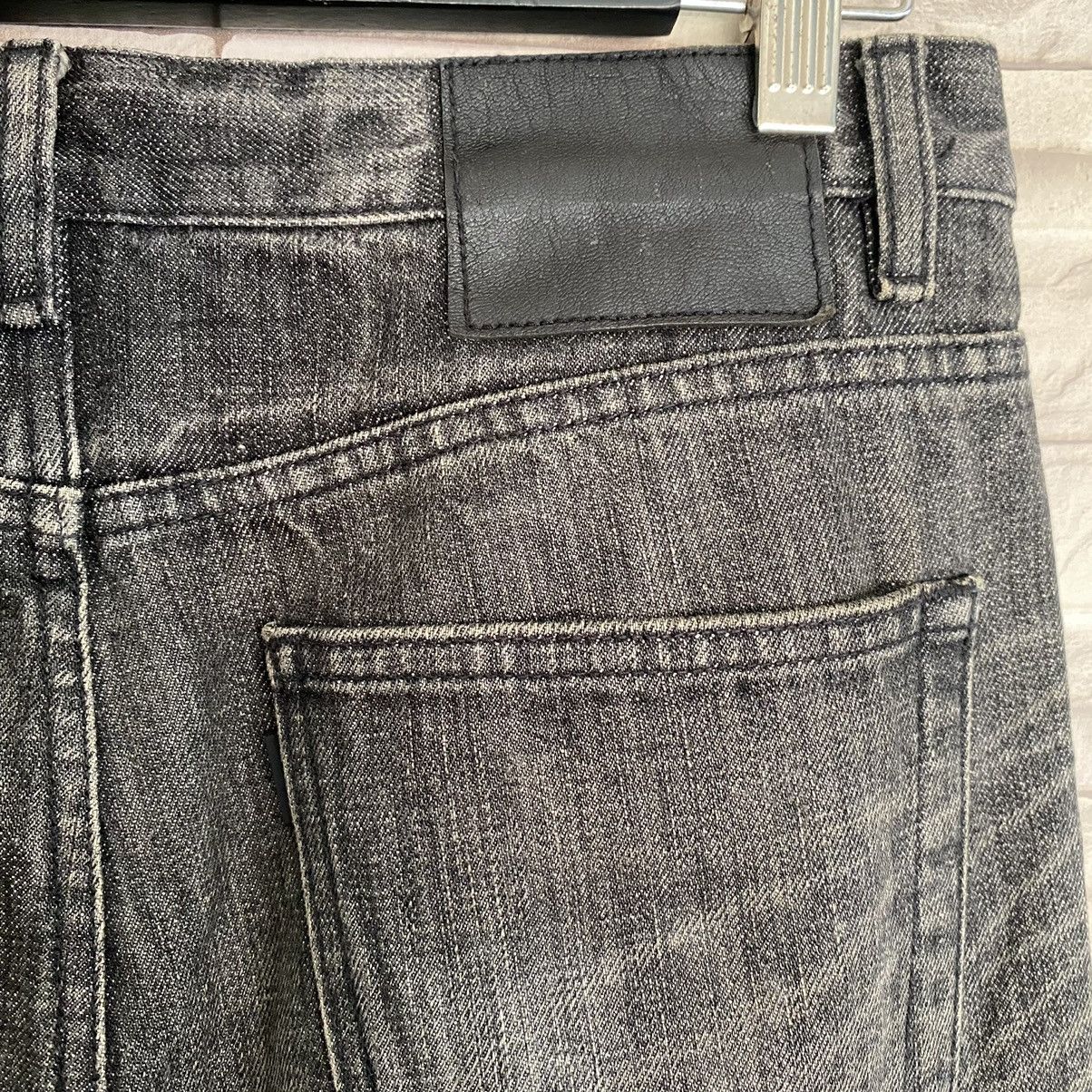 Lad Musician Black Denim Jeans Whisker 32x34 - 14