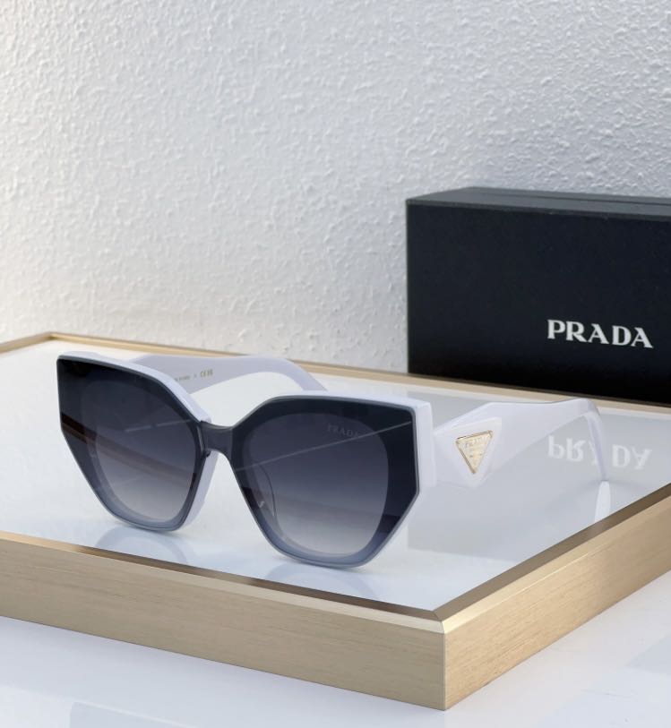 Prada PR159S white sunglasses  - 1