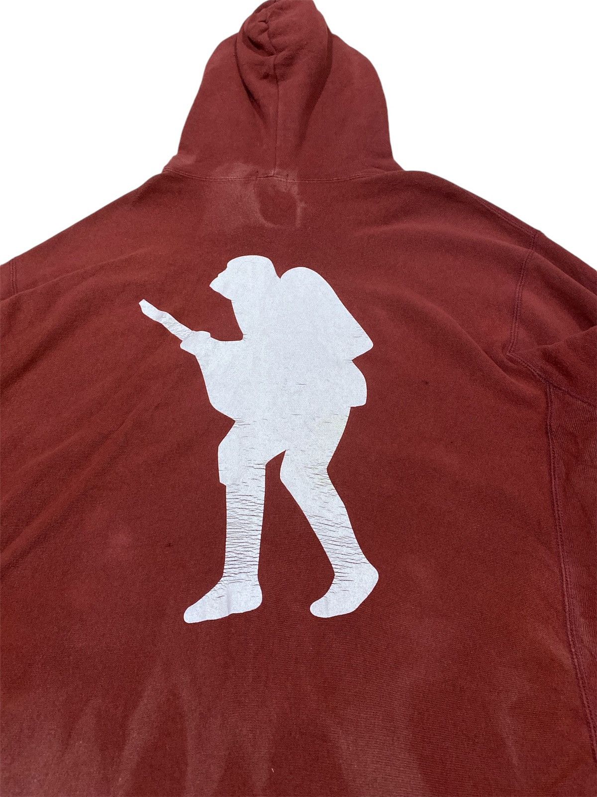 A bathing Ape BAPE Backhit Soldier Full Zip Hoodie Sun Faded - 4