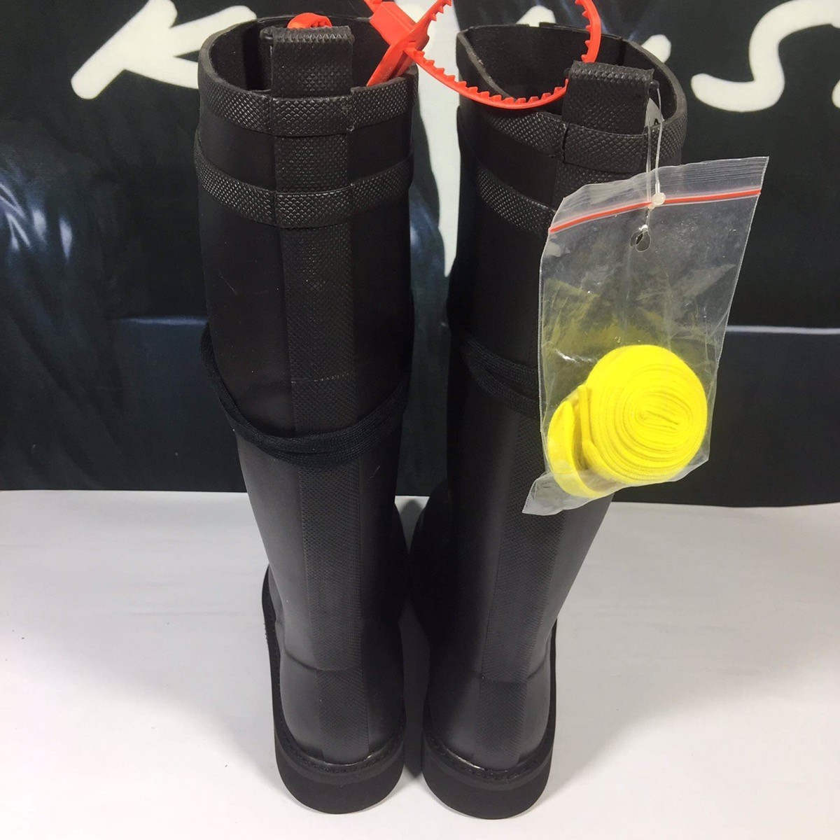“For Riding “ Black Rubber Boots - 5