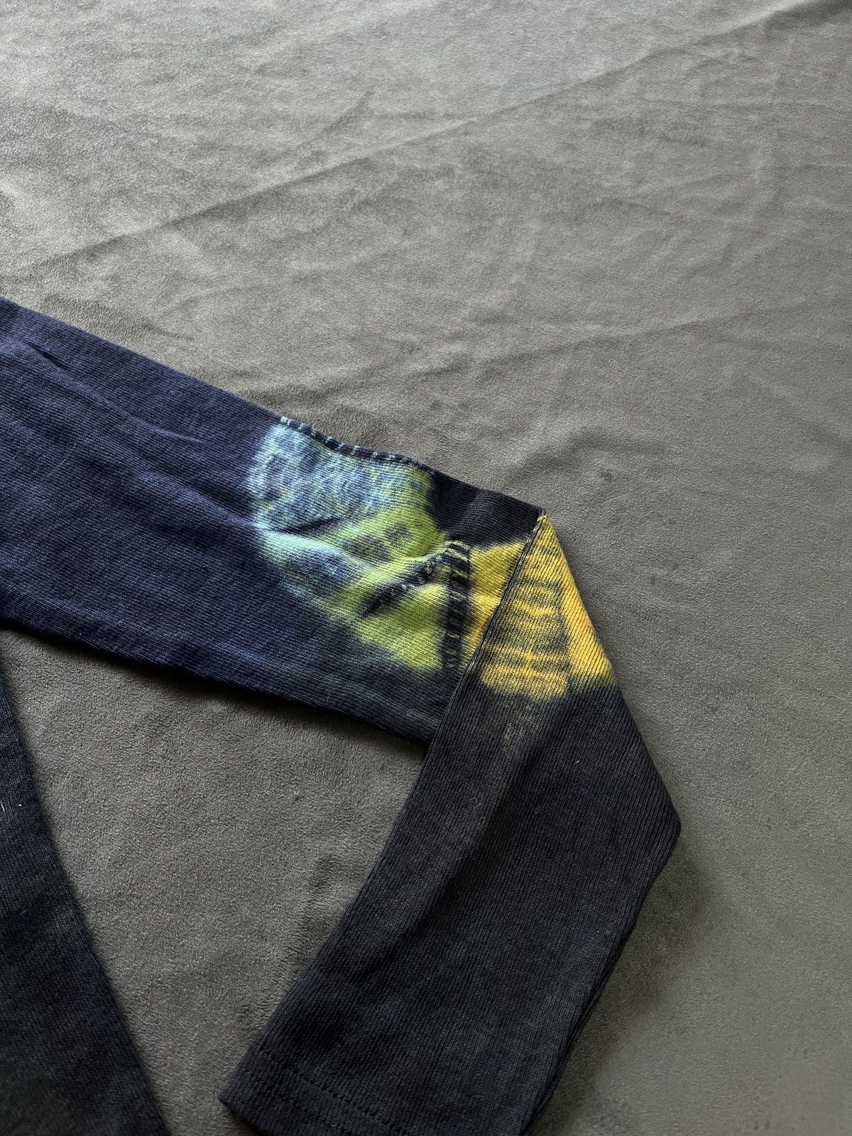 Japanese Brand - Vintage 90s Nepal Blue Tie Tye Long Sleeves Shirt Small - 4