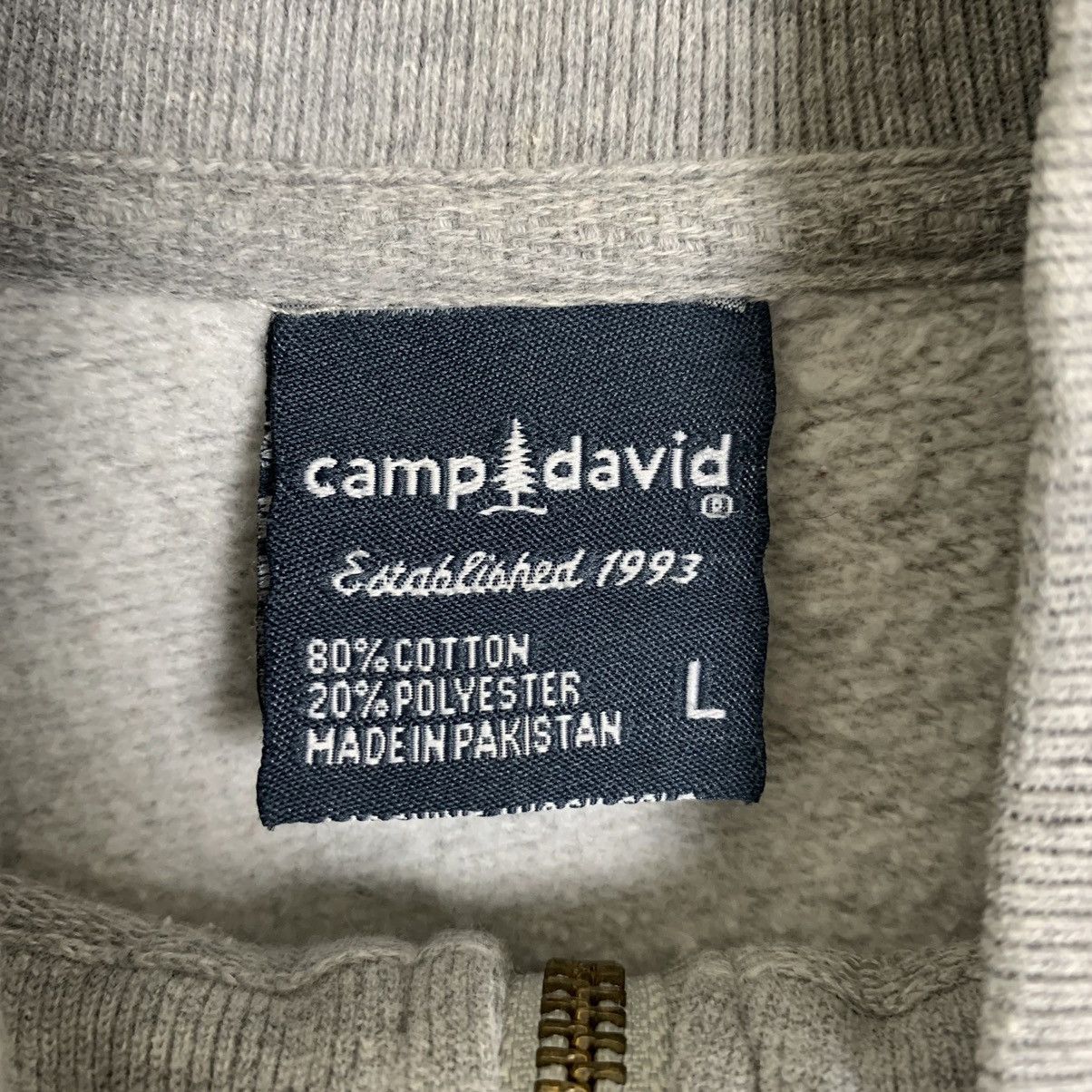 Vintage - Camp David Wild Cats Central Hulf Zip Quarter Zip - 9