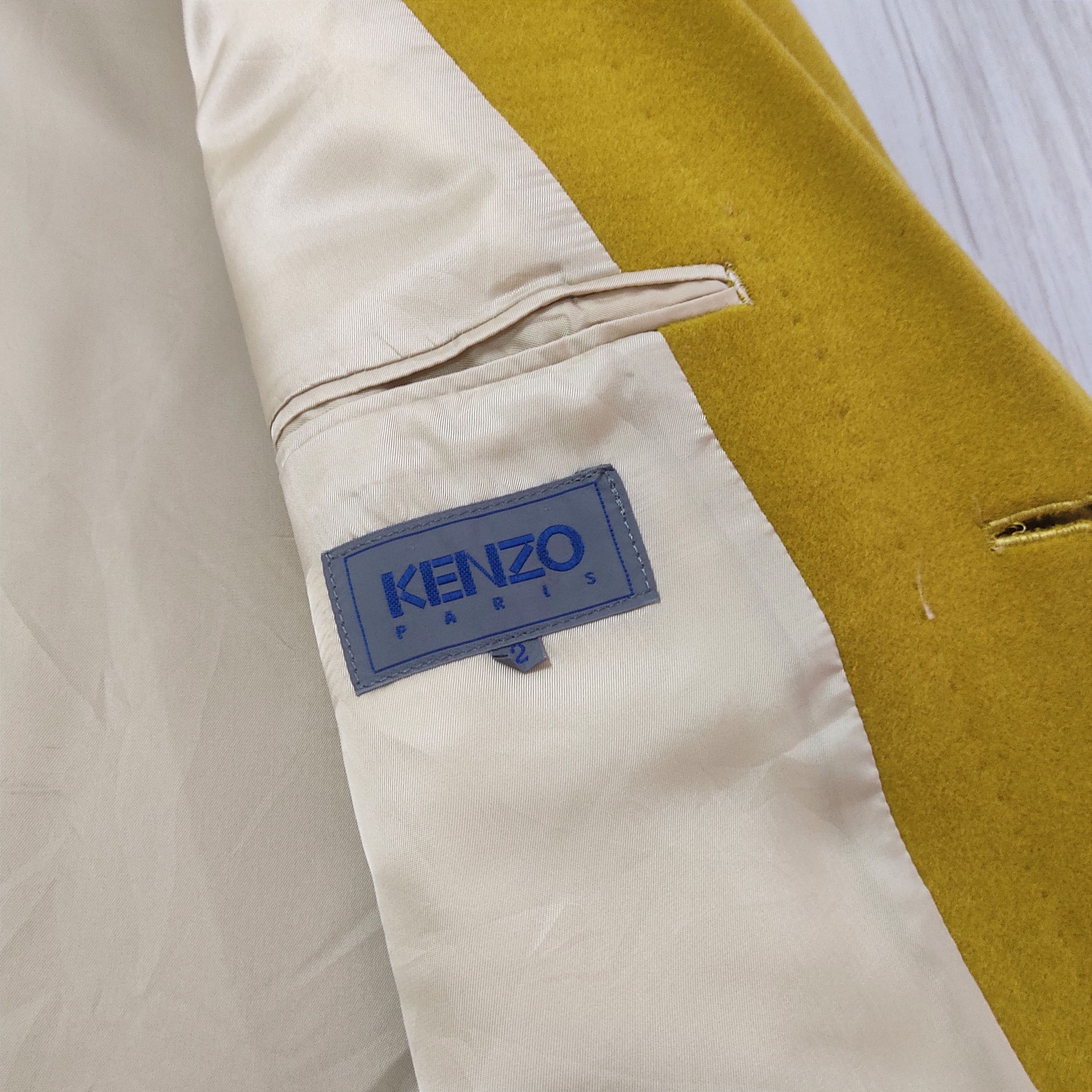 Kenzo Wool 3 Buttons Blazer Chore Jacket - 9