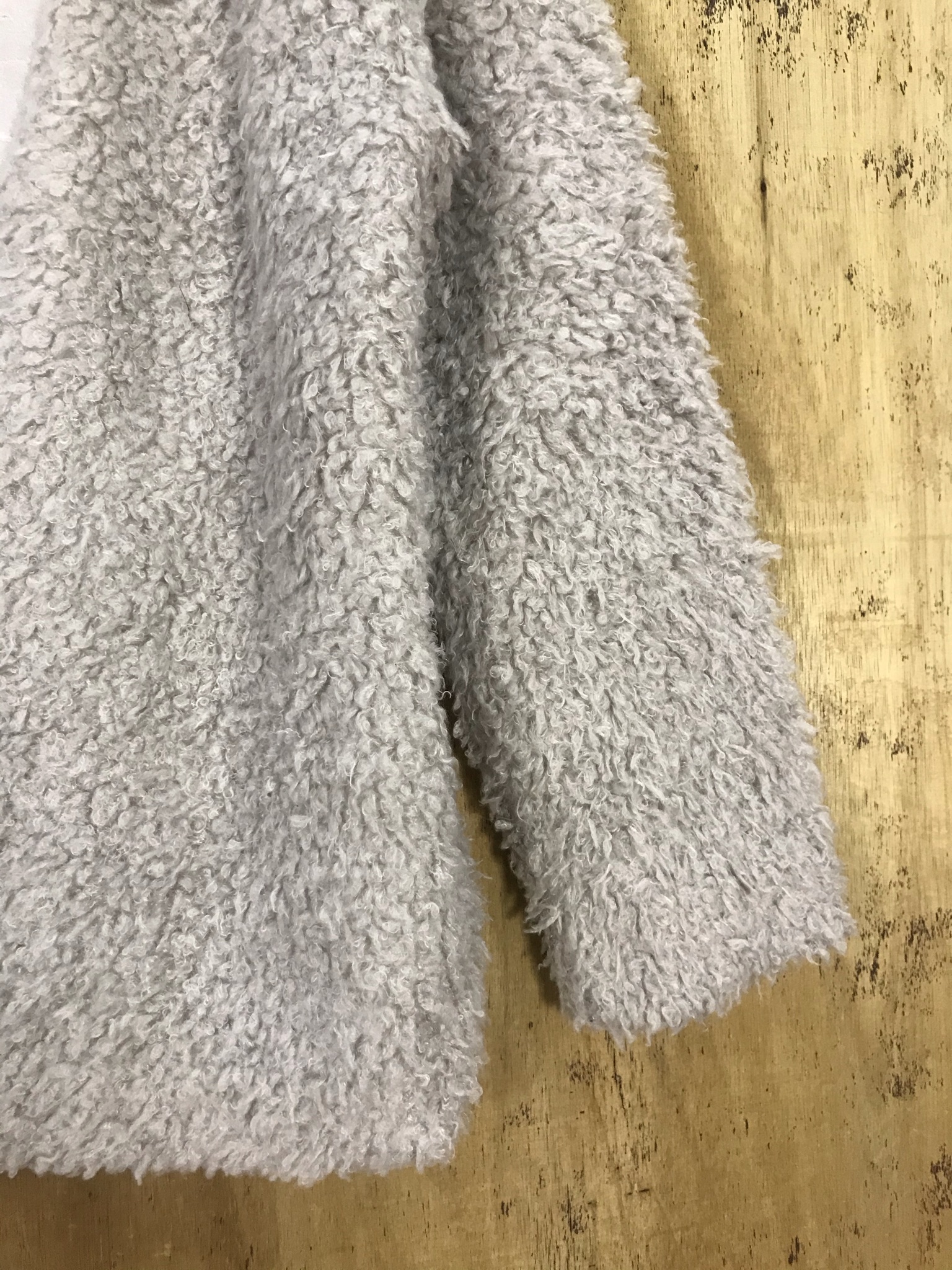 Japanese Brand - Unbrand Mohair Cozy Soft Fur Shaggy Open Knit Cardigan - 4