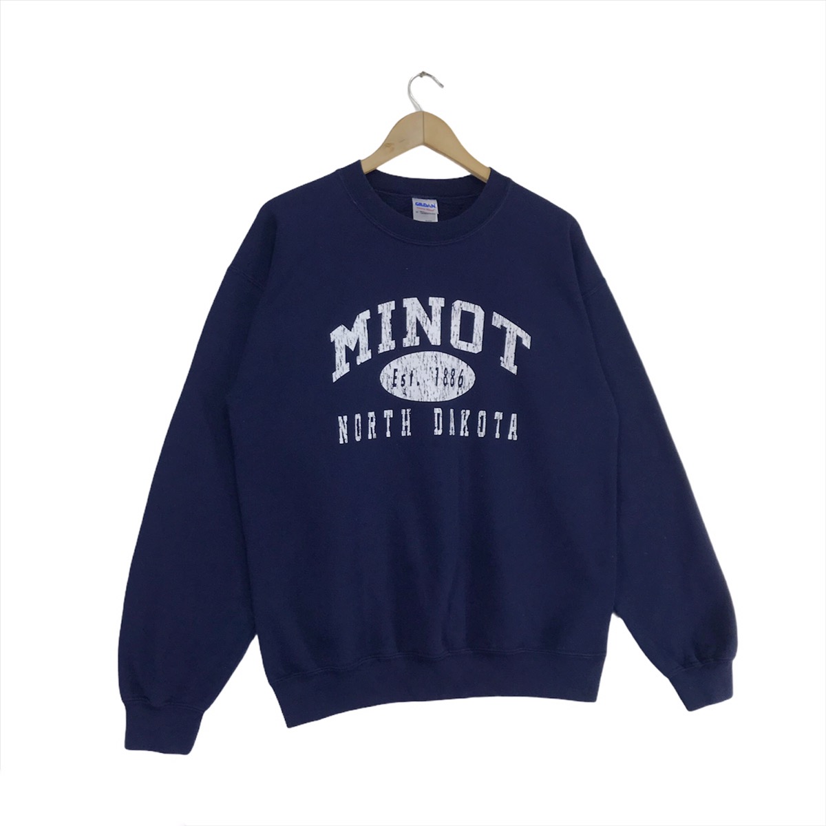 Vintage - Vintage Minot North Dakota Sweatshirt Big Logo - 3