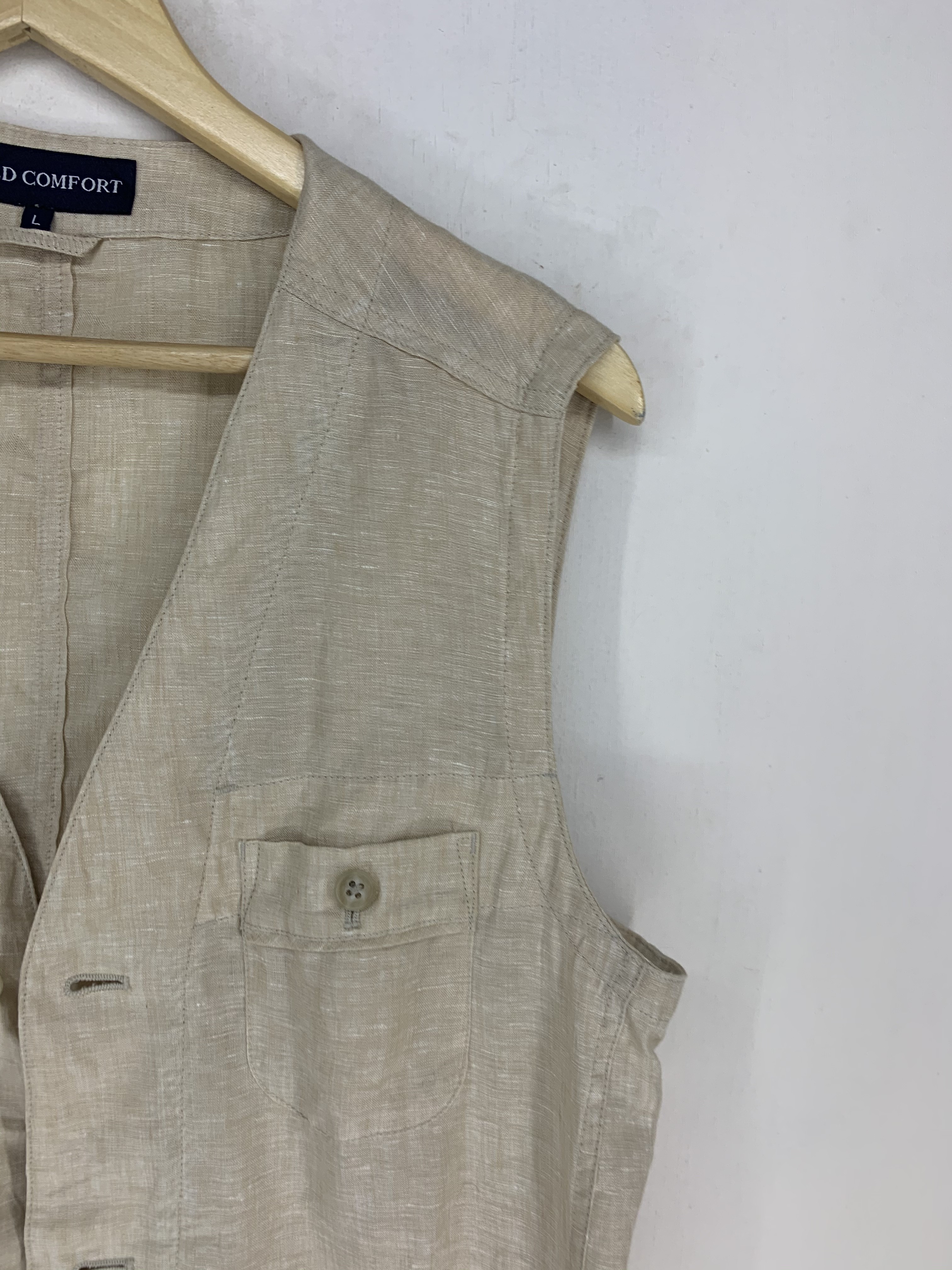 Vintage - Vintage Japanese Field Comfort Hemp Vest - 11