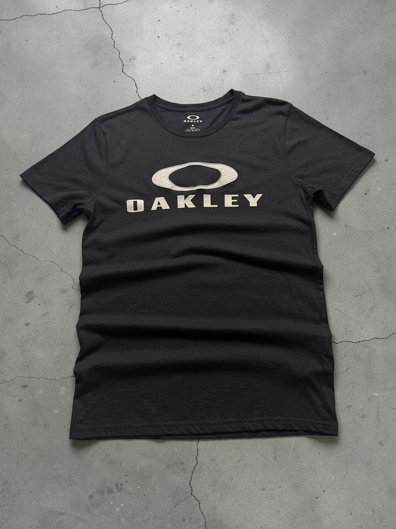 Vintage Y2K Oakley Software Big Logo Embroidery T-Shirt - 1