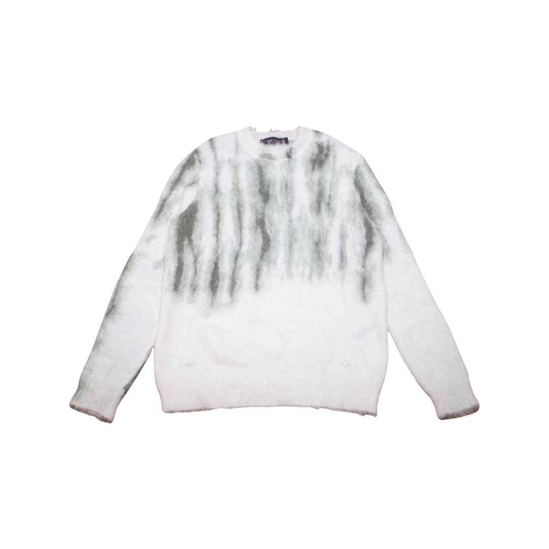 SS19 mohair dyed knit sweater - 1