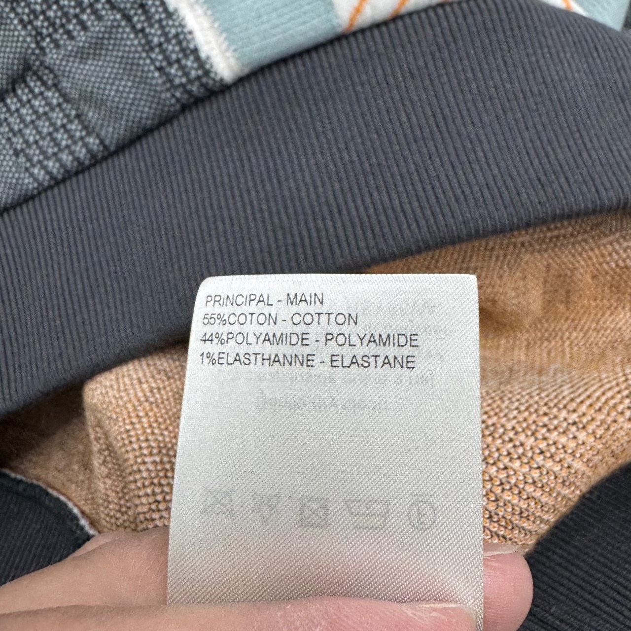 Louis vuitton lv jacquard check seam knitted sweatshirt - 5