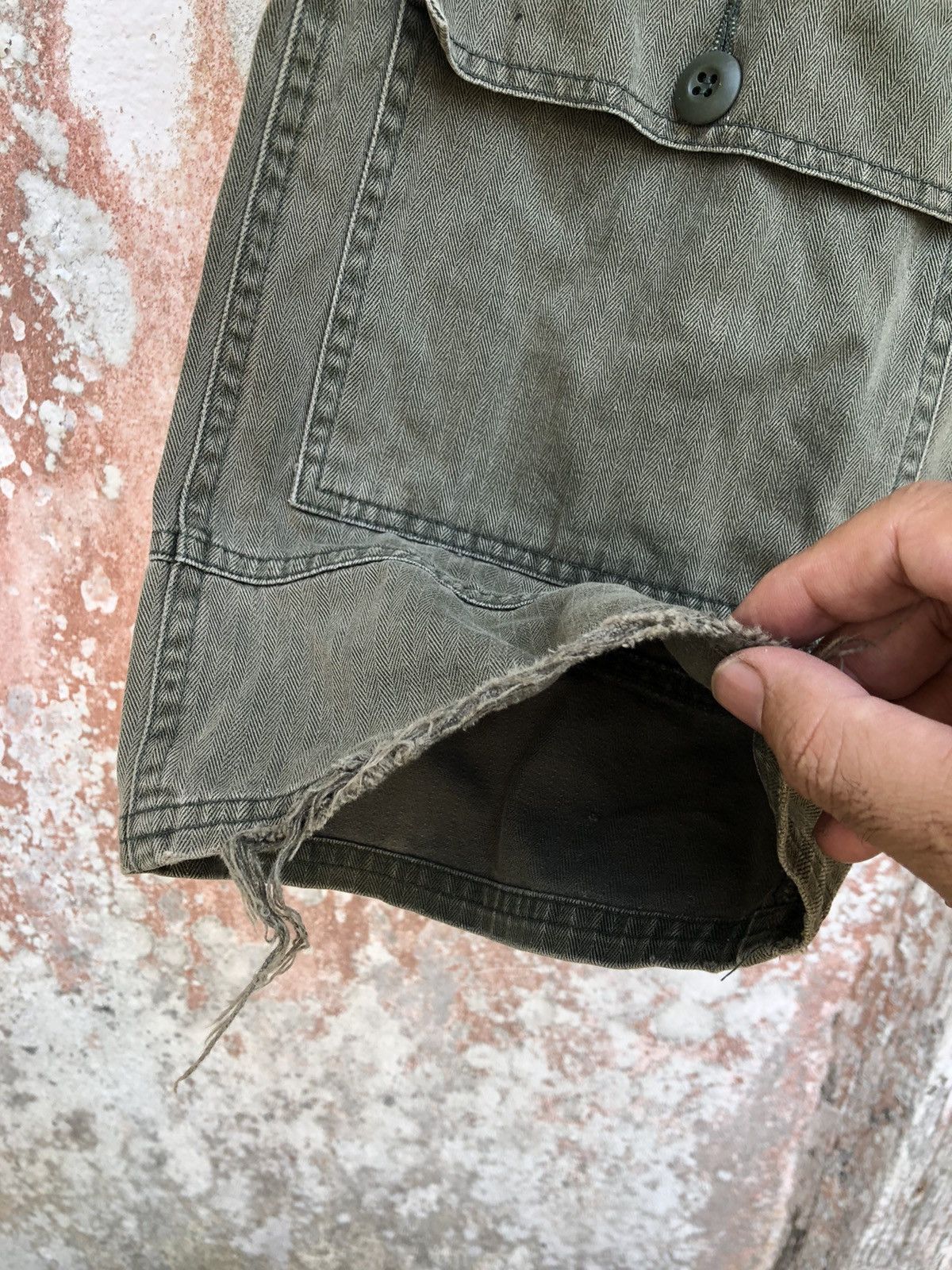 Japanese Brand - Unique Design Clutch Climax Control Back Cargo Pocket Pant - 11